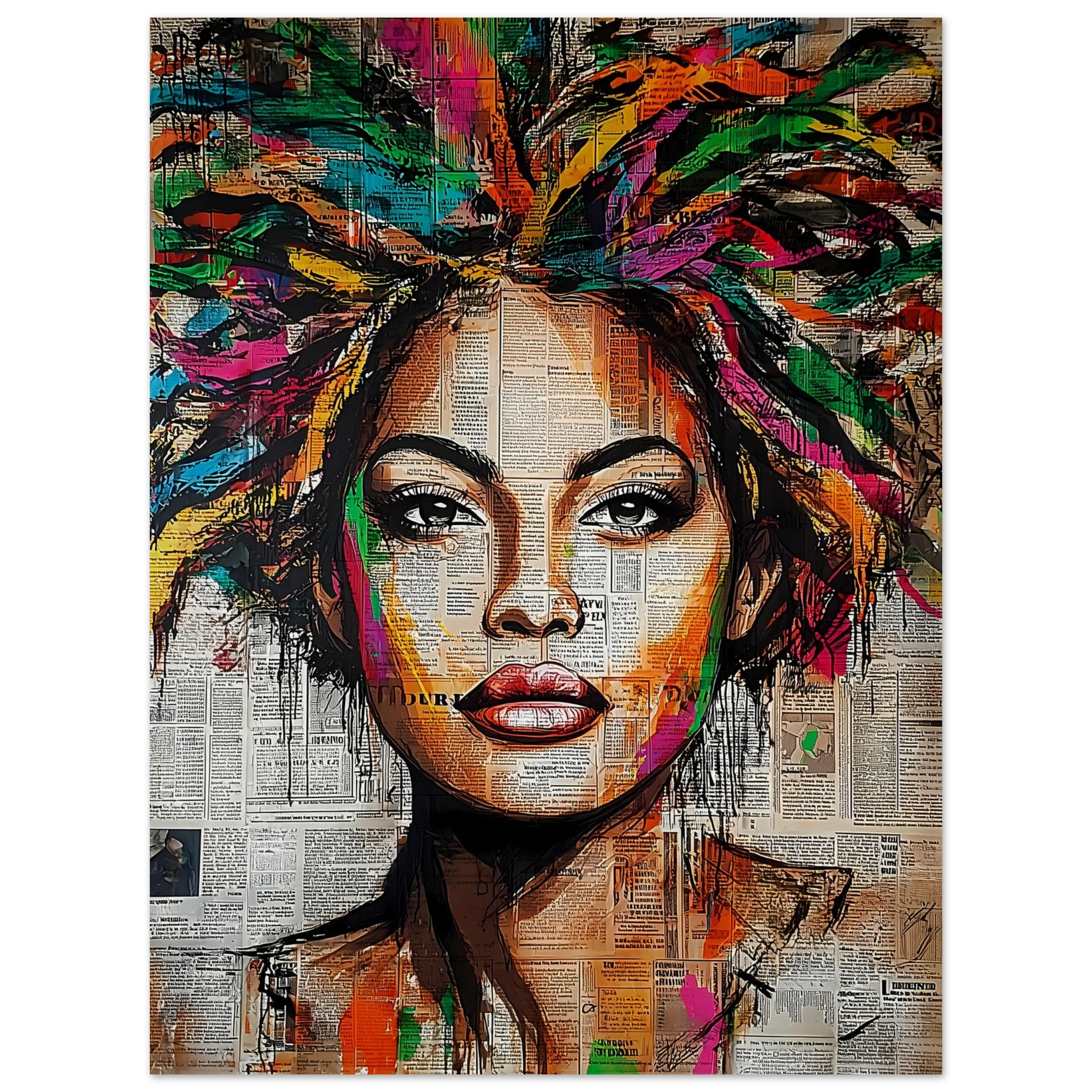 Tête d'Affiche — affiche d'art — vue 2 — art mural STNCL