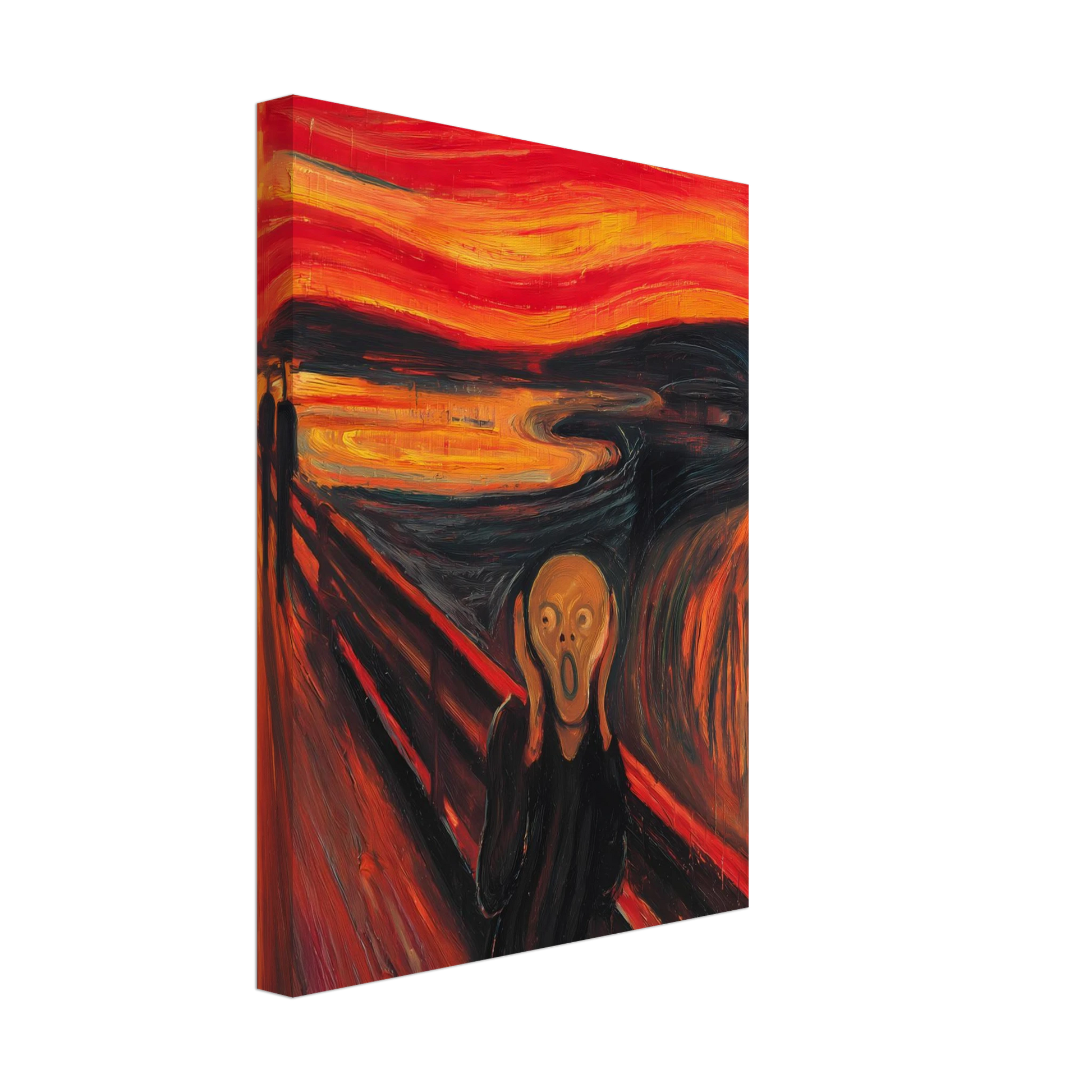 Cri Écarlate — tableau sur toile — vue 4 — art mural STNCL