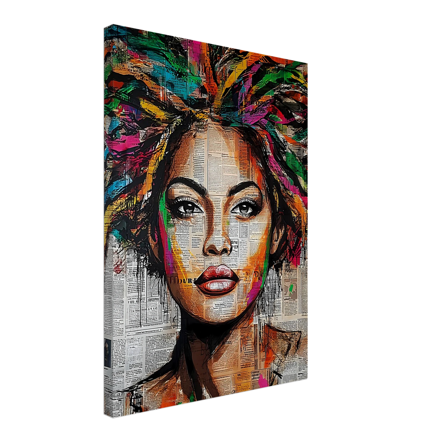 Tête d'Affiche — tableau sur toile — vue 3 — art mural STNCL