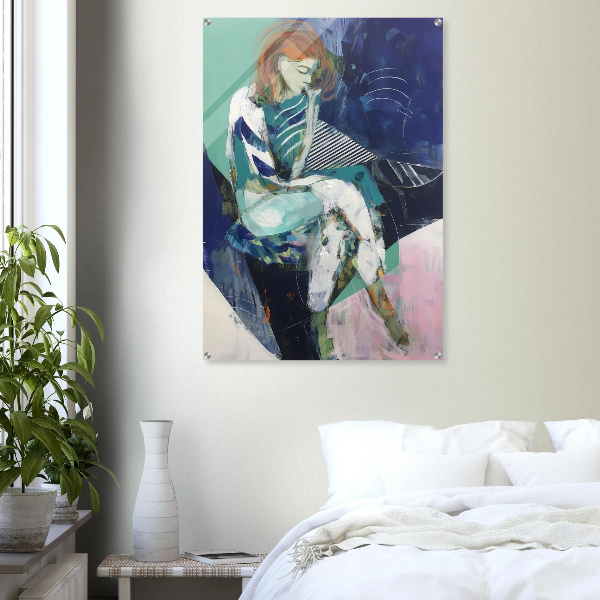 Songe au Repos — tableau plexiglas — vue 7 — art mural STNCL