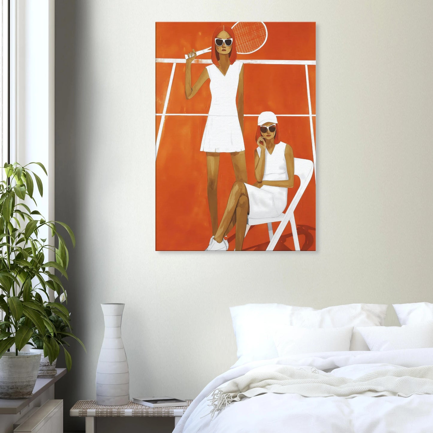 Deux Sets — tableau sur toile — vue 7 — art mural STNCL