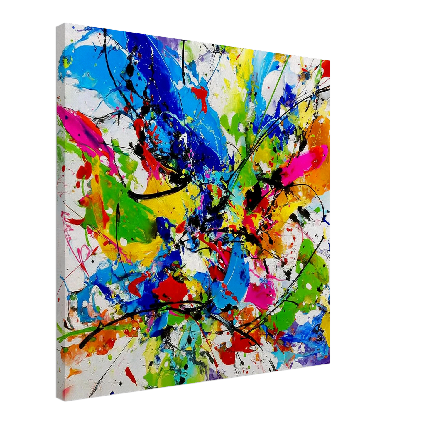 Éclat de Couleurs Pures — tableau sur toile — art mural STNCL