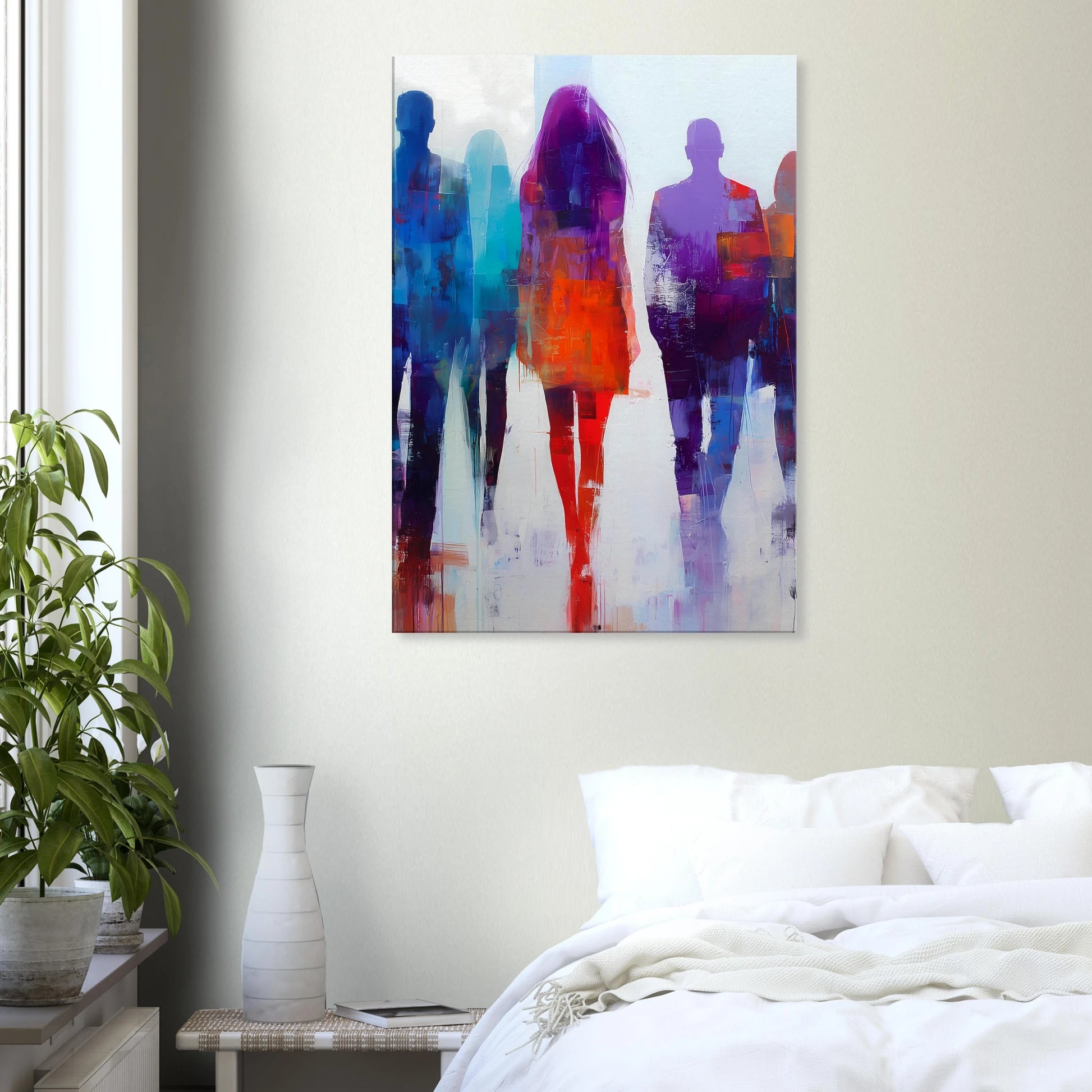Présences Lumineuses — tableau sur toile — vue 7 — art mural STNCL