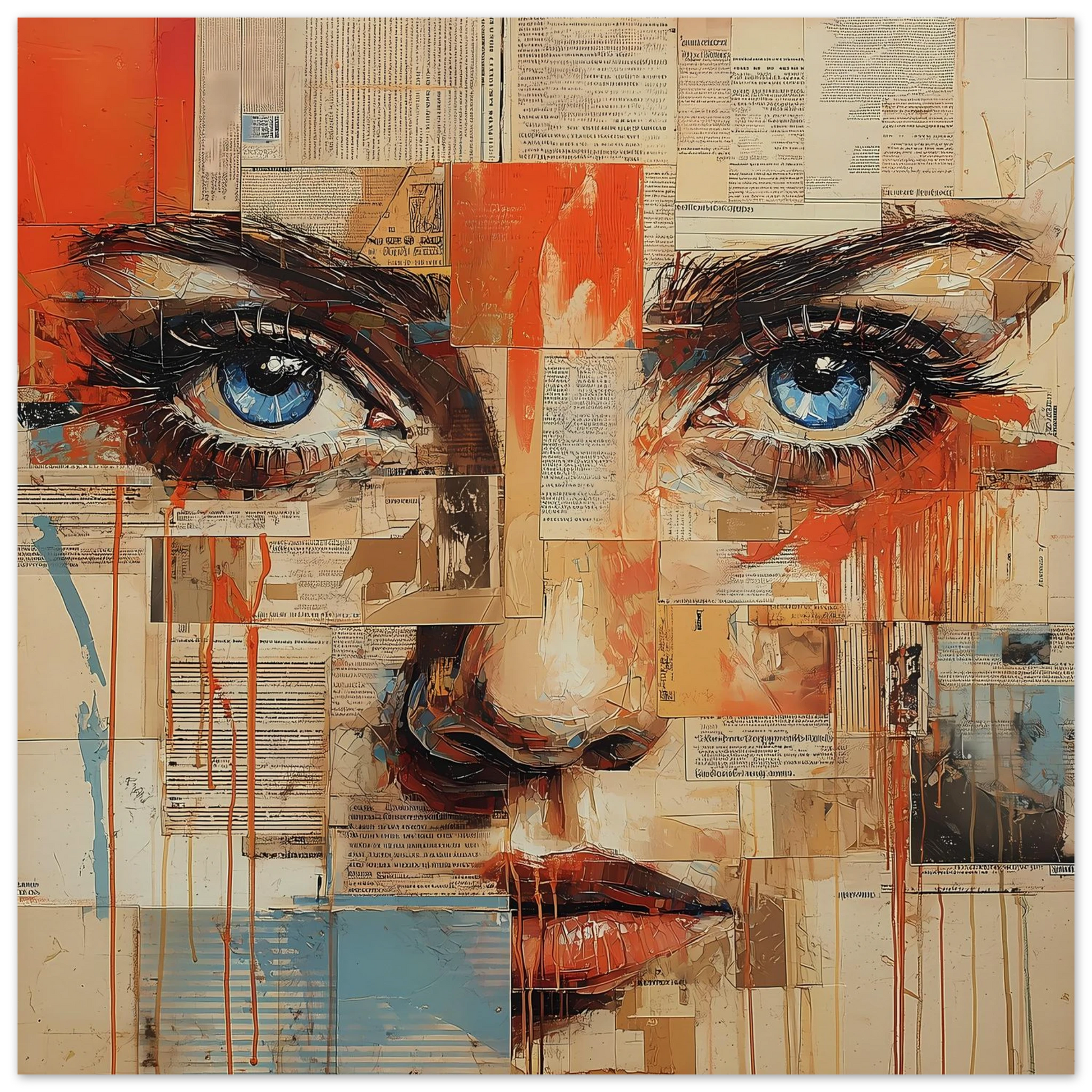 Sur les Pages — affiche d'art — vue 3 — art mural STNCL