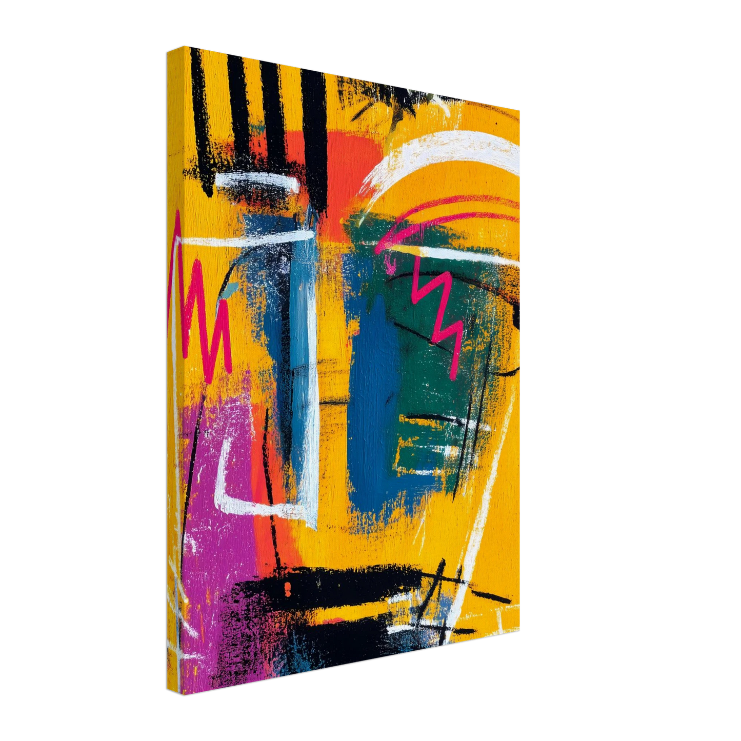 Griffures Solaires — tableau sur toile — vue 5 — art mural STNCL