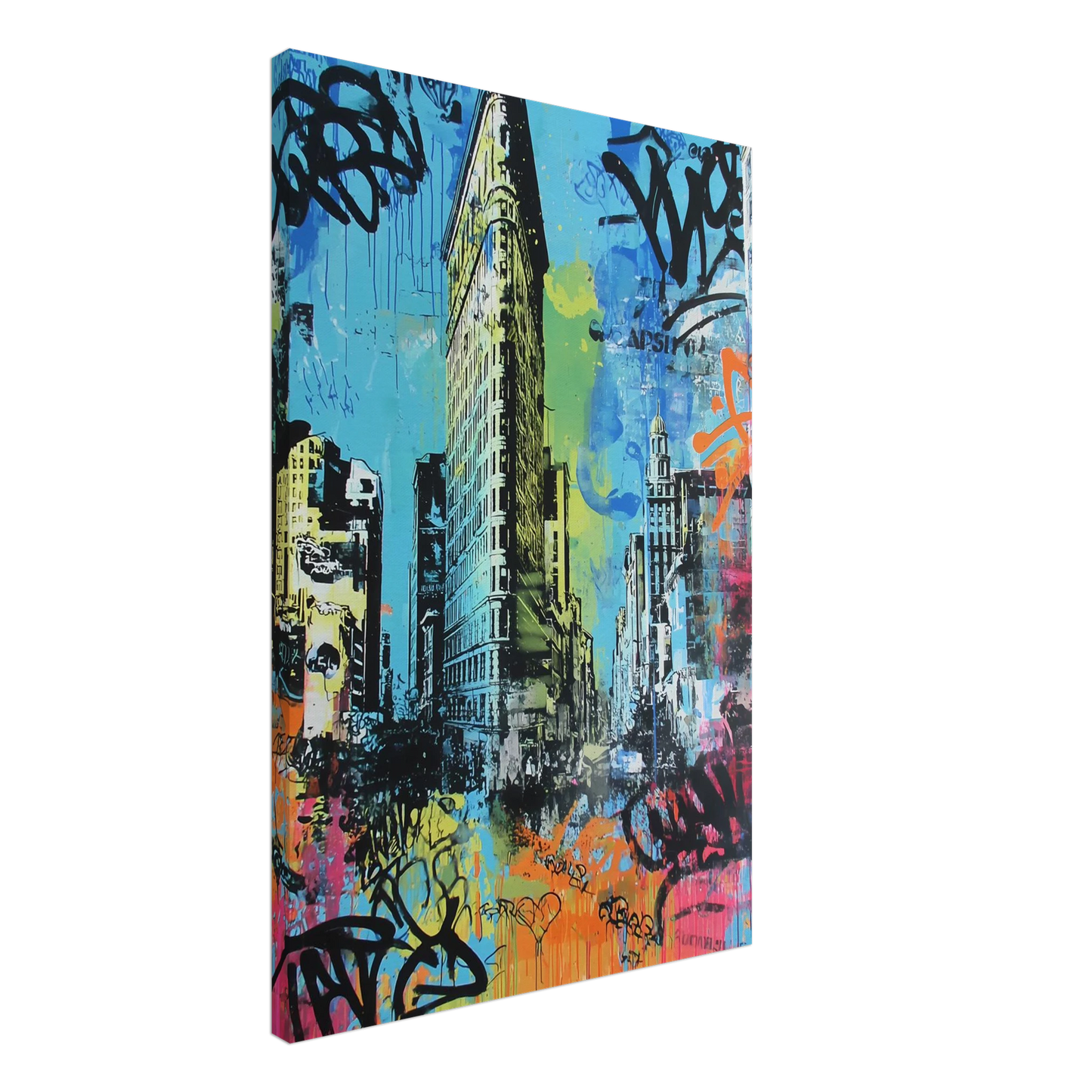 Proue de Manhattan — tableau sur toile — vue 2 — art mural STNCL