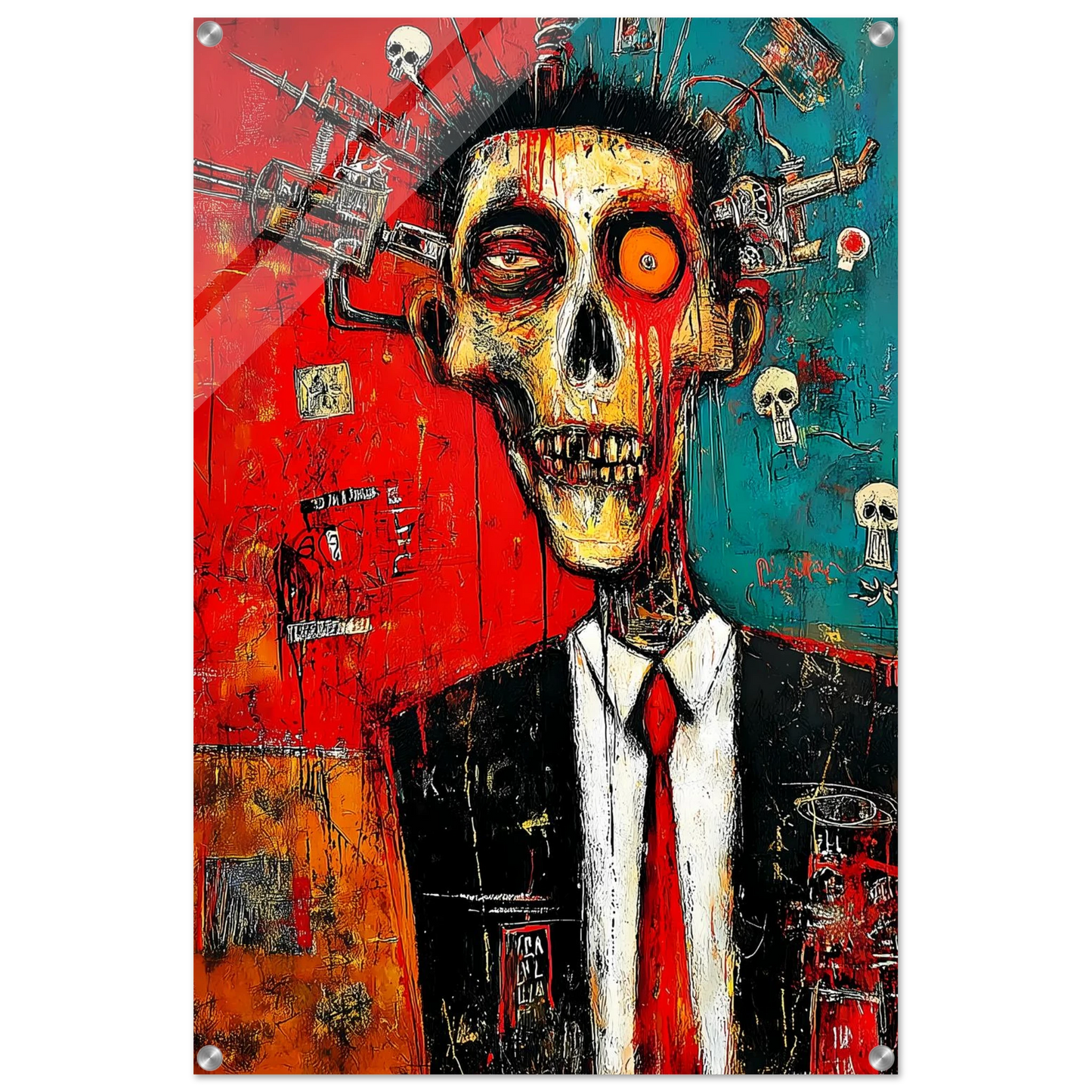Cadre Mortel — tableau plexiglas — vue 5 — art mural STNCL