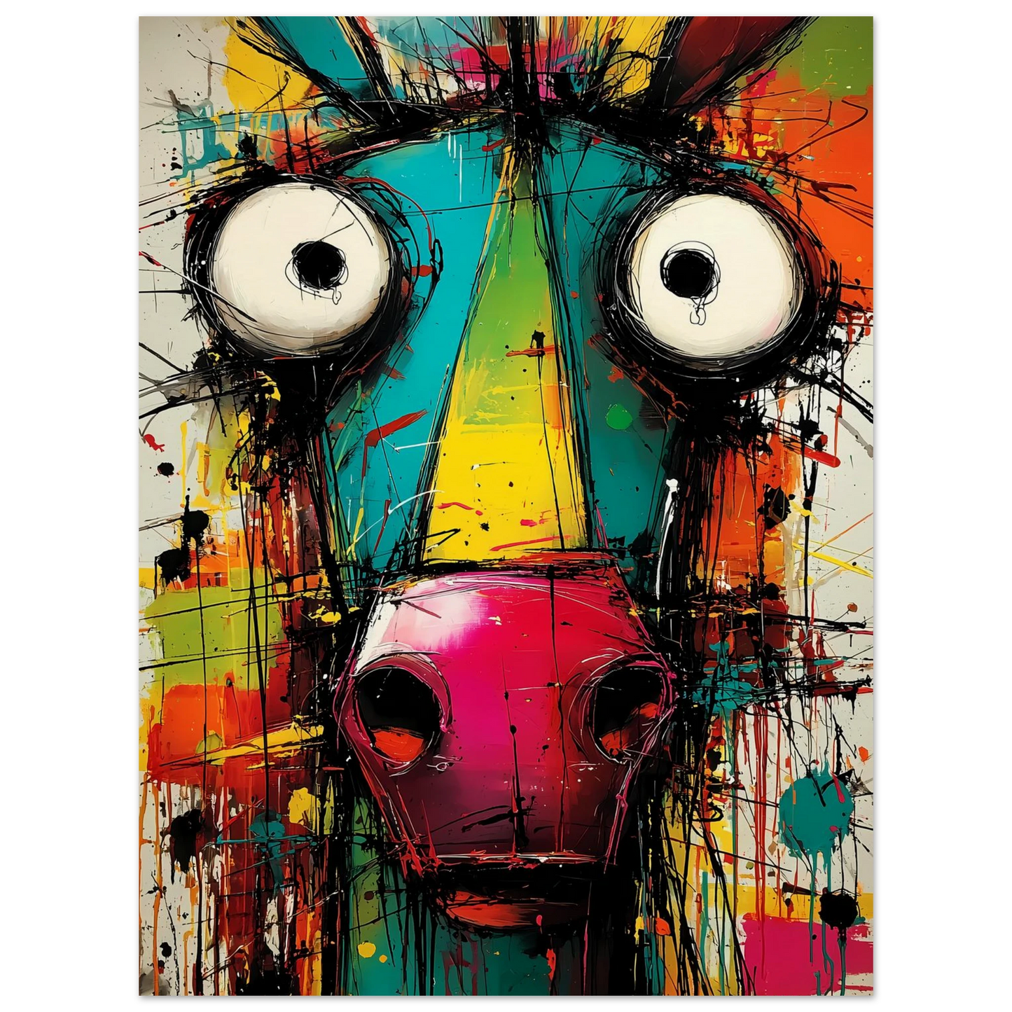 La Bête Étonnée — affiche d'art — vue 3 — art mural STNCL