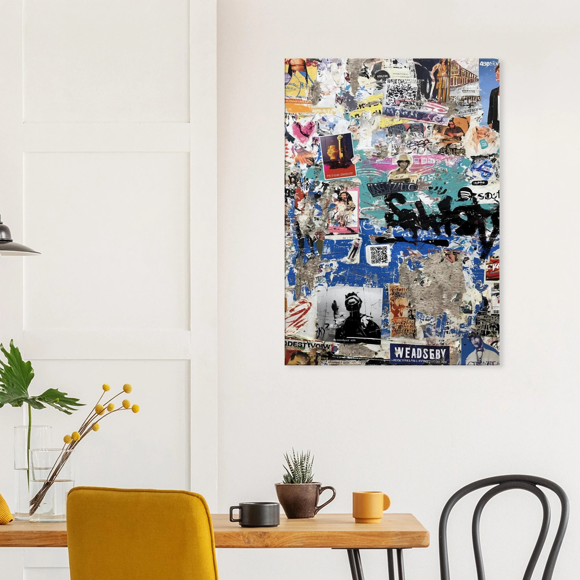 Le Mur Affiché — tableau sur toile — vue 8 — art mural STNCL