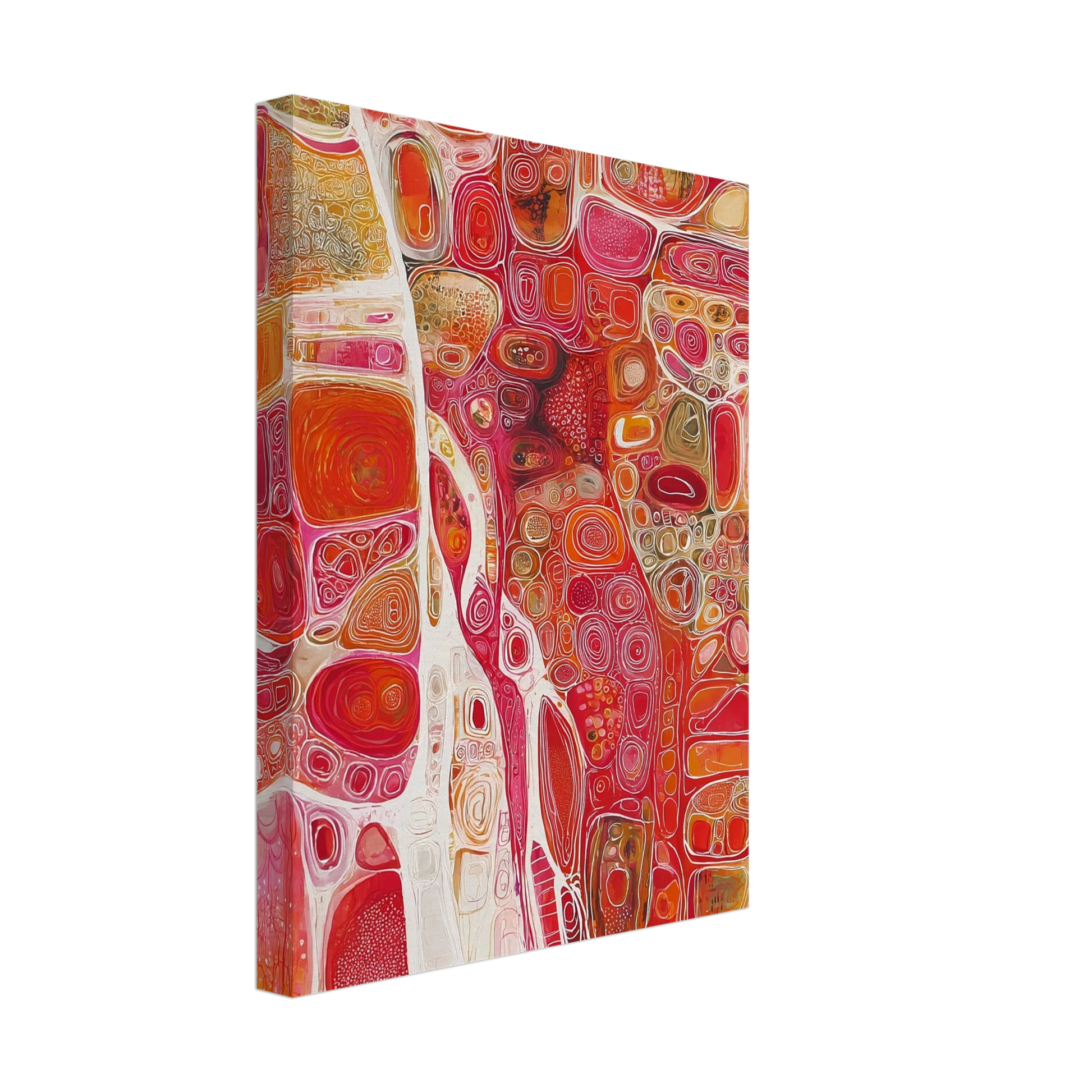 Cellules — tableau sur toile — vue 4 — art mural STNCL