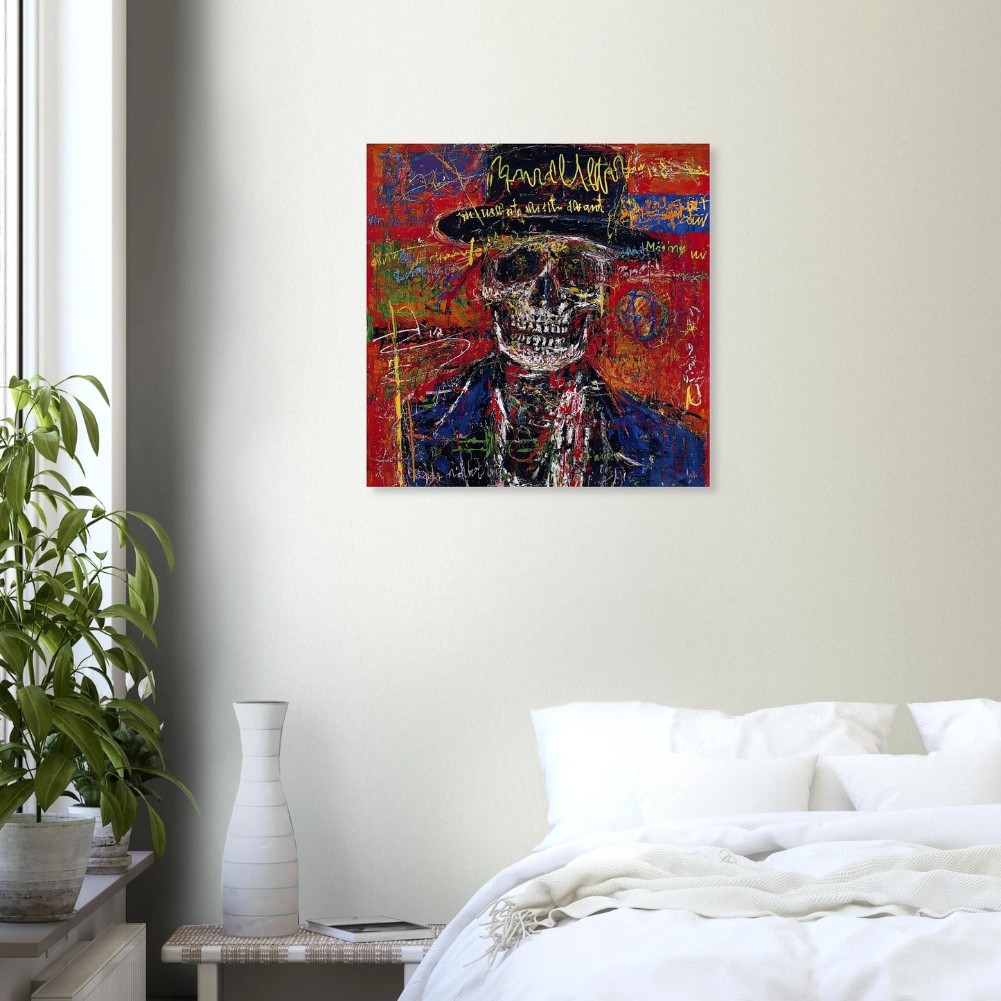Dandy Macabre — tableau aluminium — vue 6 — art mural STNCL