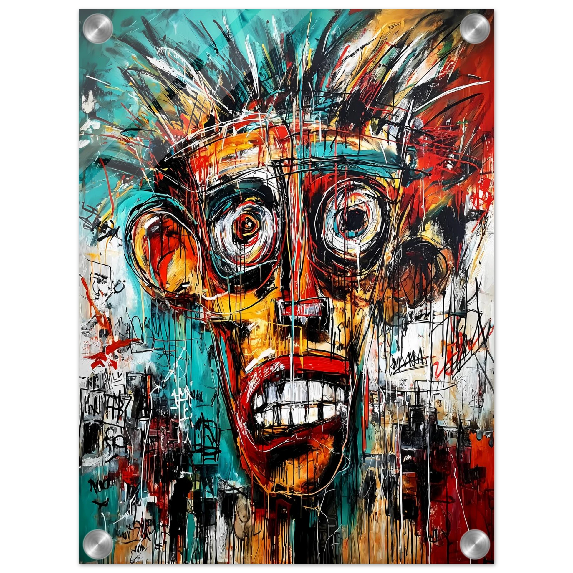 Cri Intérieur — tableau plexiglas — vue 3 — art mural STNCL