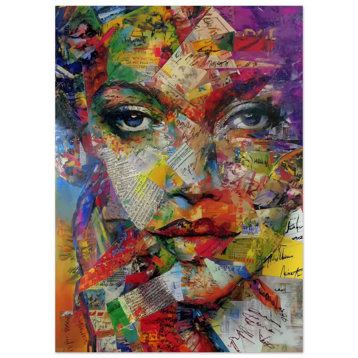 Belle de Papier — affiche d'art — vue 5 — art mural STNCL