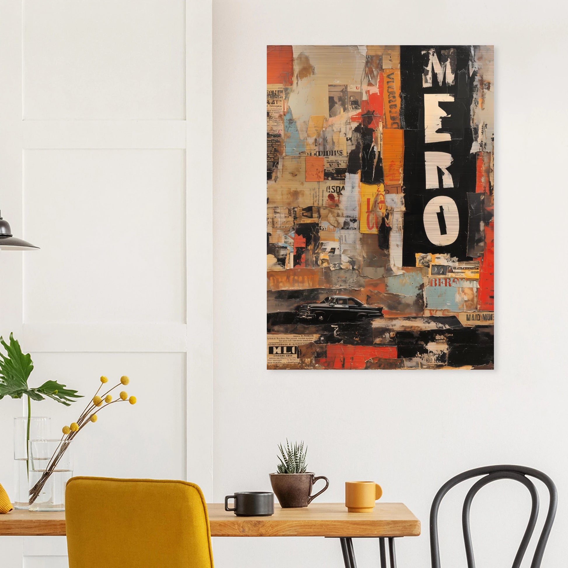 Affiches Lacérées — tableau aluminium — vue 8 — art mural STNCL