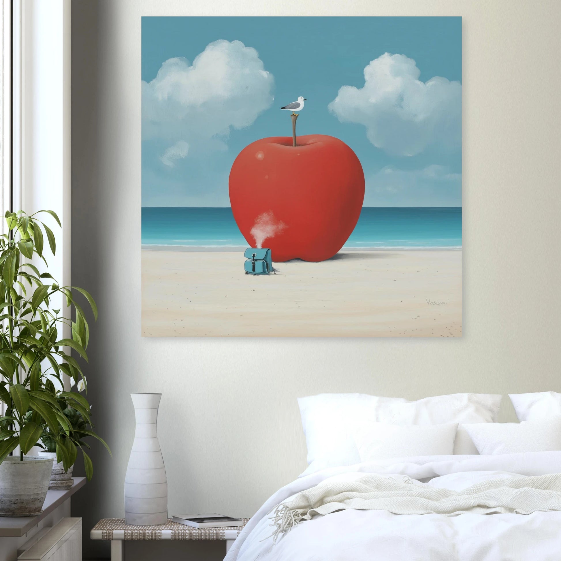 La Pomme et la Mouette — affiche d'art — vue 7 — art mural STNCL