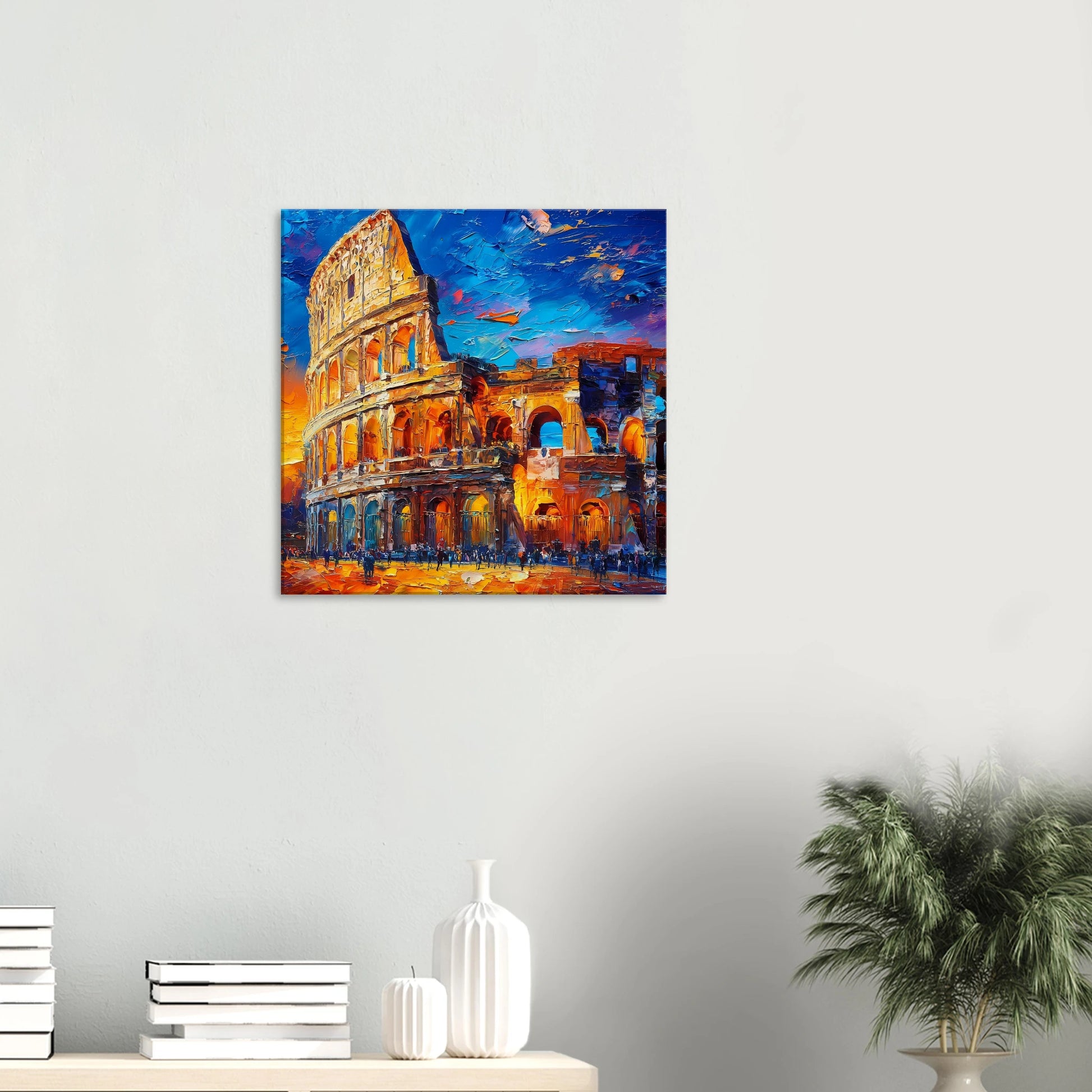 Colisée Flamboyant — tableau sur toile — vue 5 — art mural STNCL