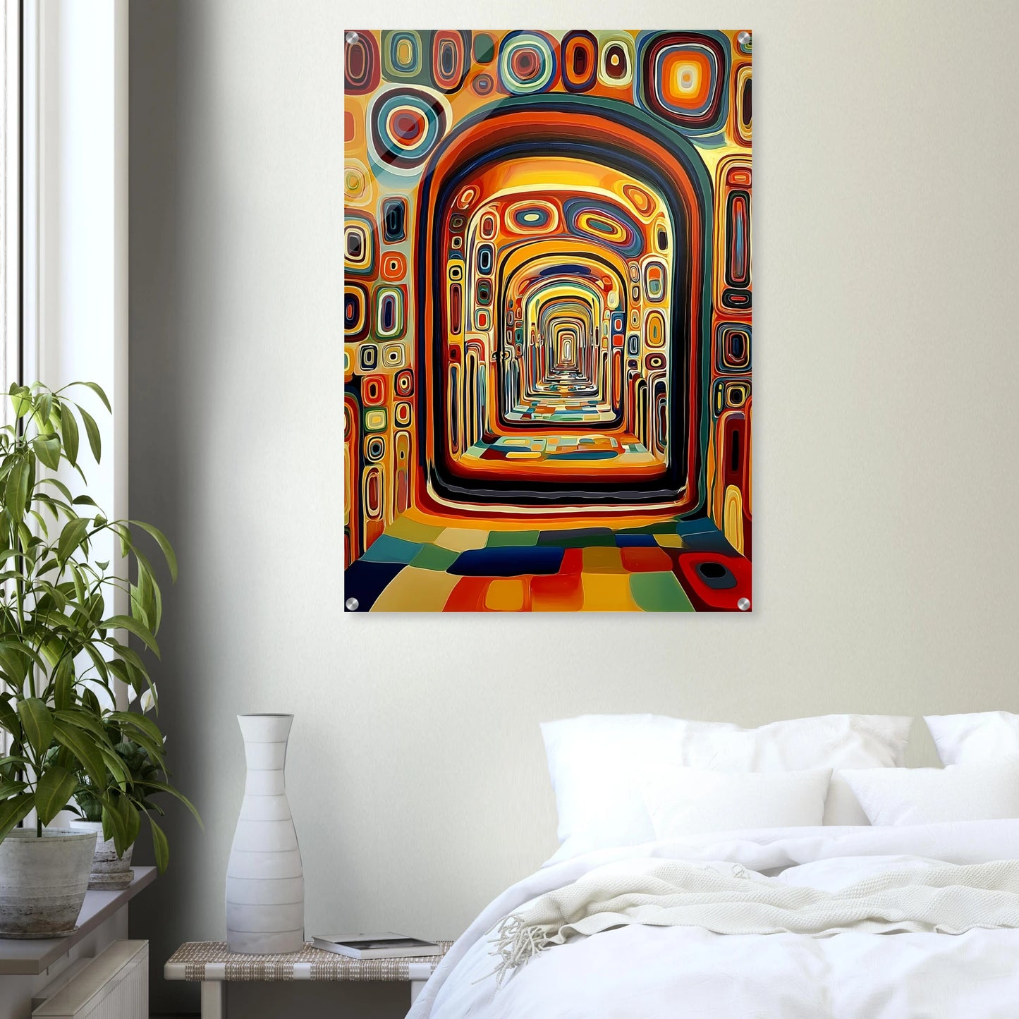 Enfilade Sans Fin — tableau plexiglas — vue 7 — art mural STNCL