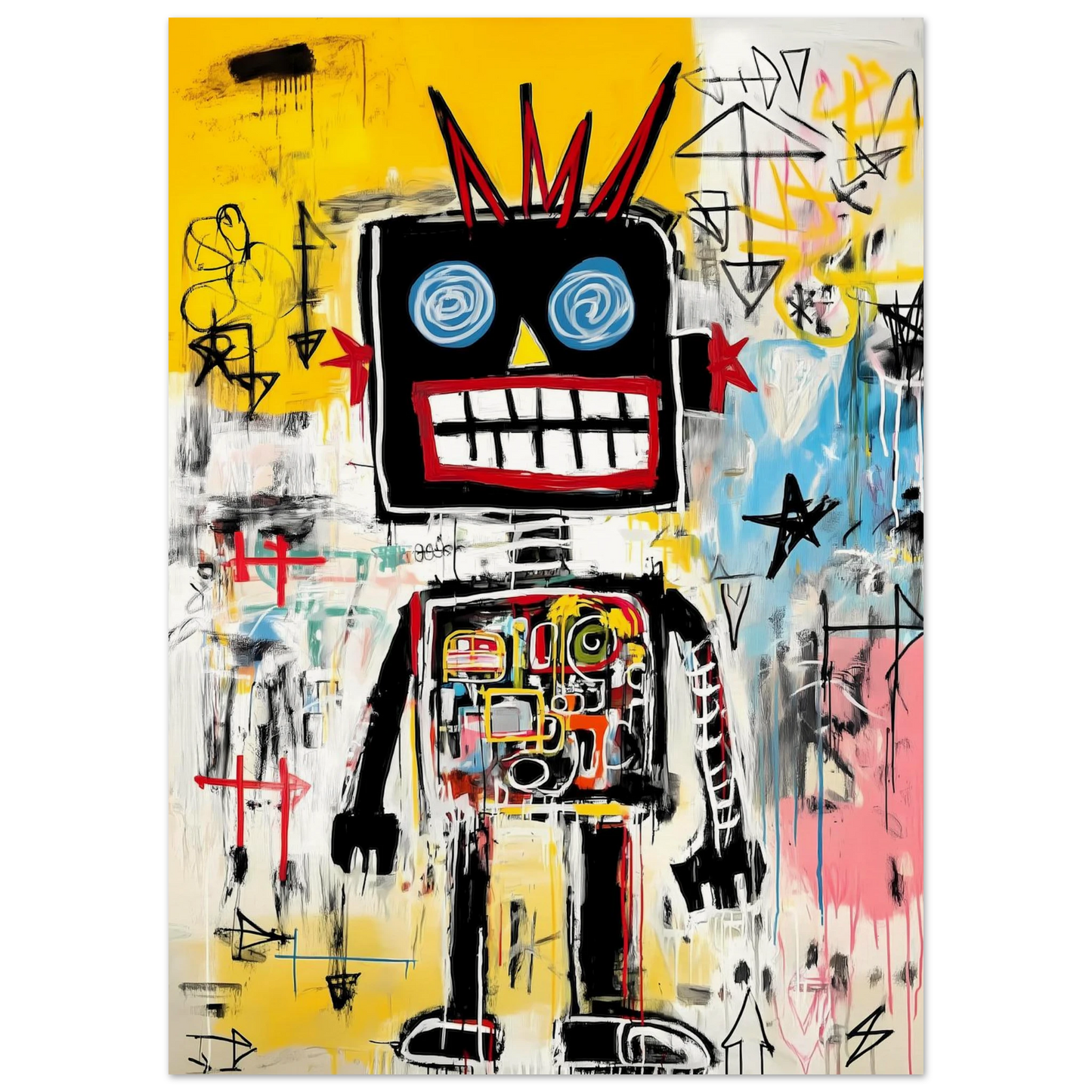 La Figure Couronnée — affiche d'art — vue 5 — art mural STNCL