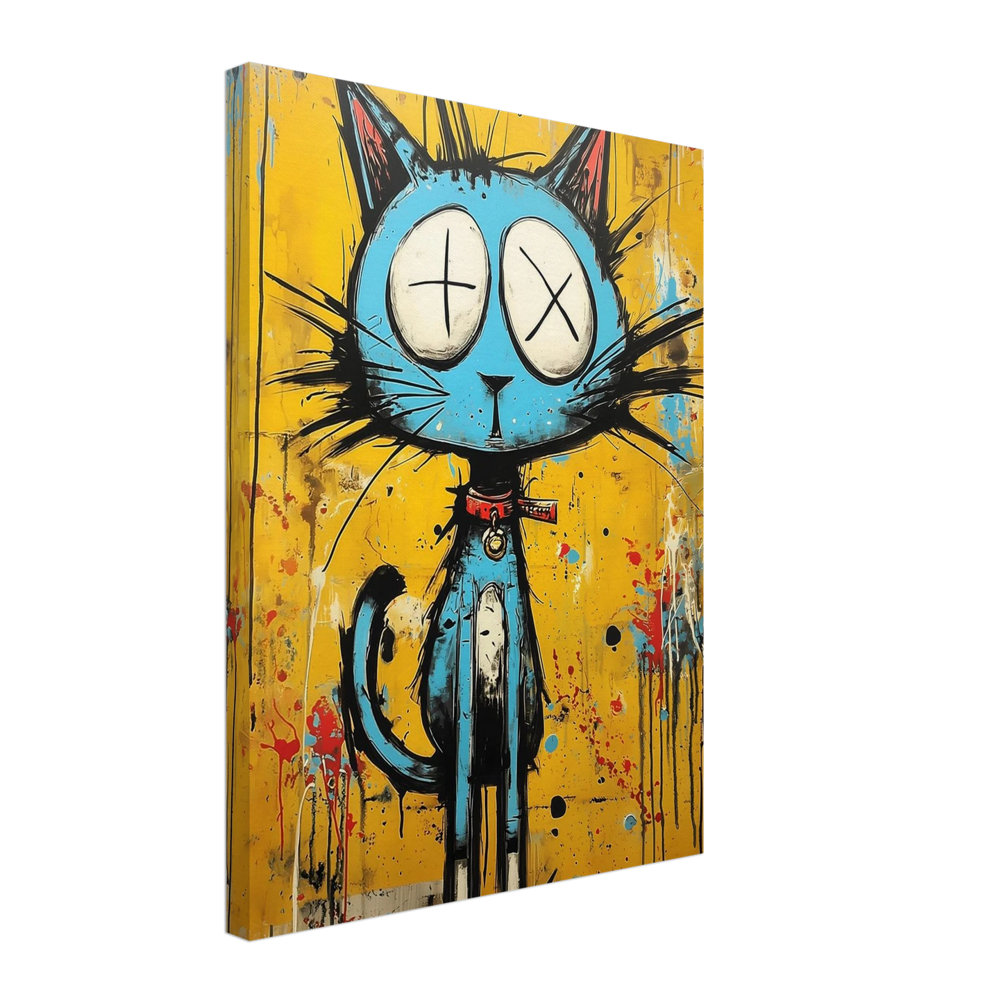 Matou des Murs — tableau sur toile — vue 5 — art mural STNCL