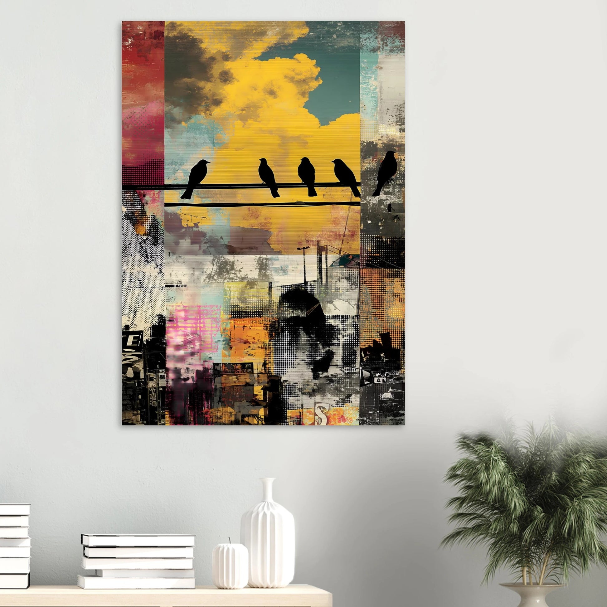 Perchoir Urbain — tableau aluminium — vue 6 — art mural STNCL