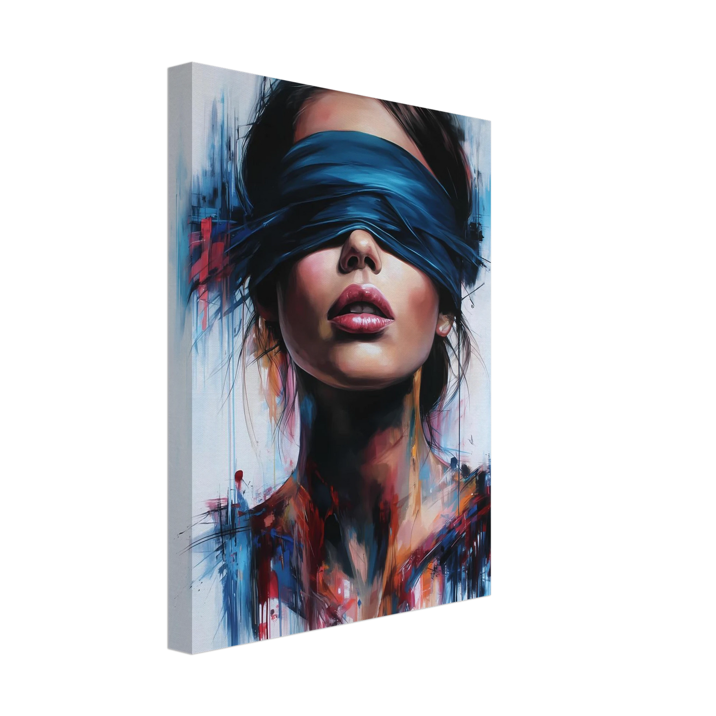 Sous le Bandeau — tableau sur toile — vue 4 — art mural STNCL