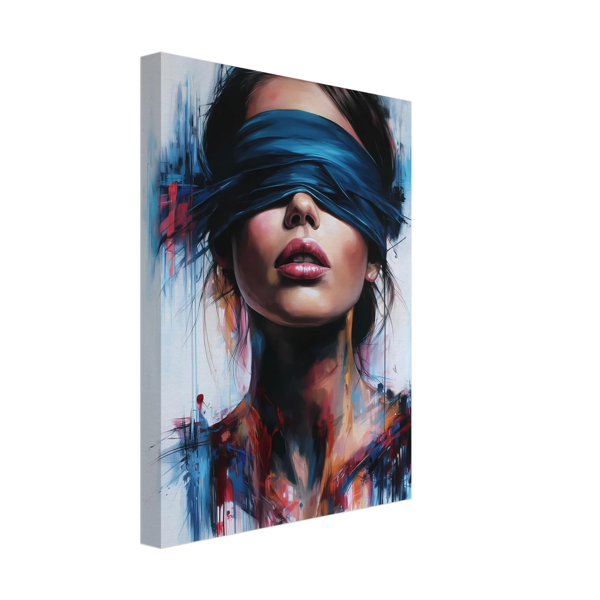 Sous le Bandeau — tableau sur toile — vue 4 — art mural STNCL