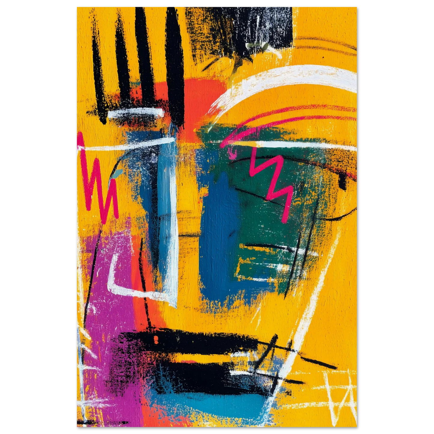 Griffures Solaires — affiche d'art — vue 4 — art mural STNCL