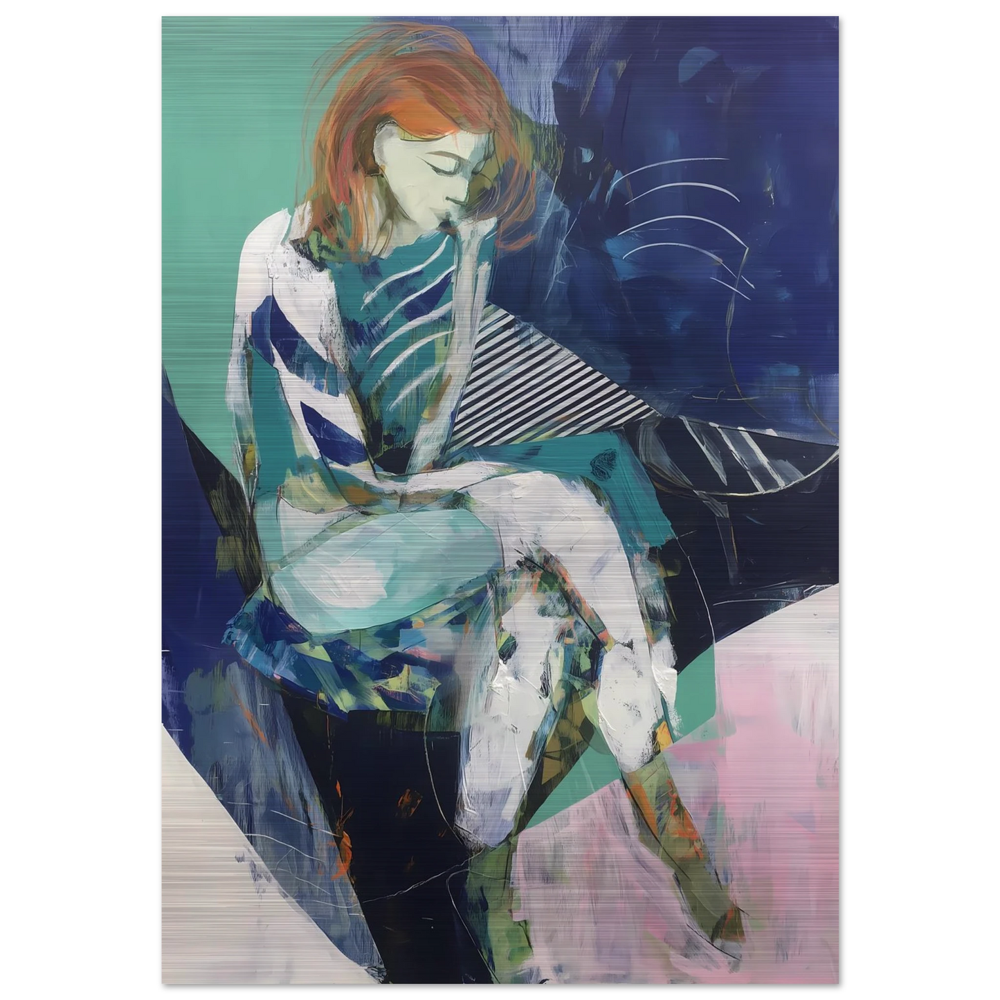 Songe au Repos — tableau aluminium — art mural STNCL