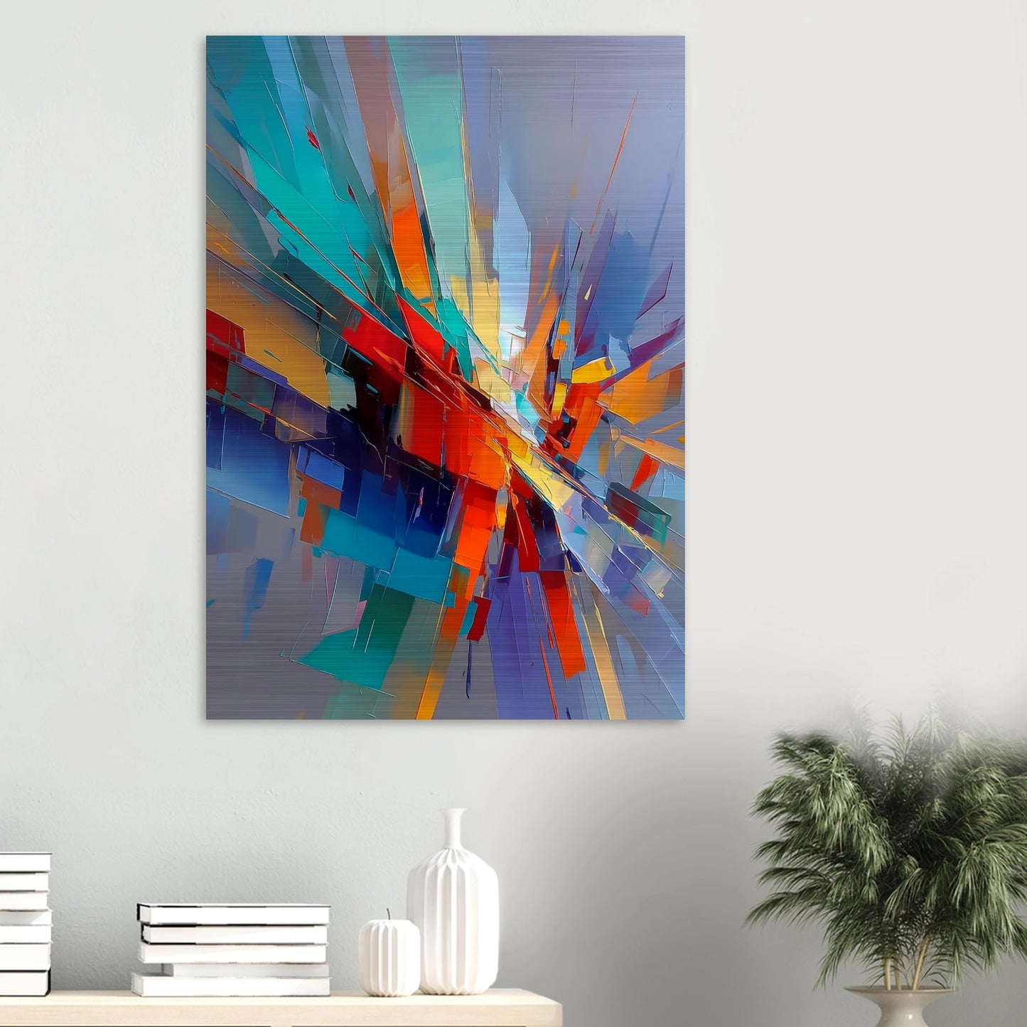Point de Fuite — tableau aluminium — vue 6 — art mural STNCL