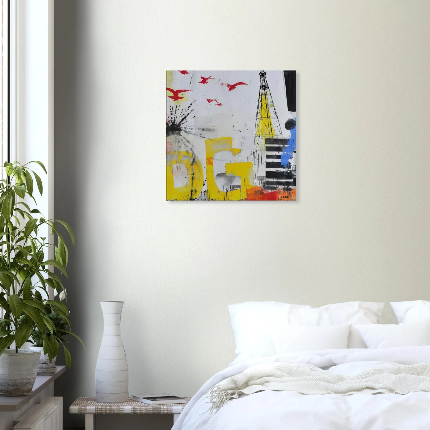 Le Grand Cri — tableau sur toile — vue 6 — art mural STNCL