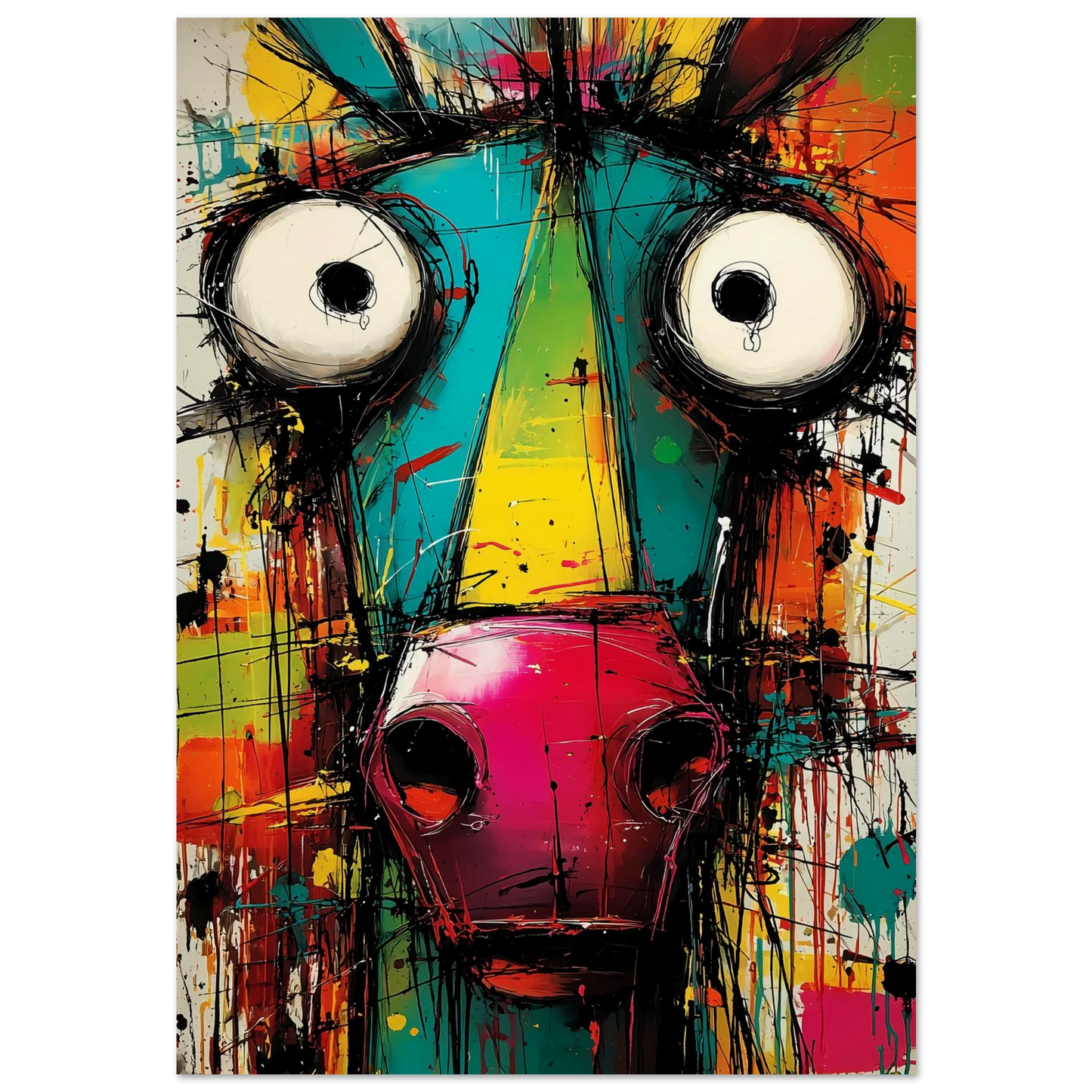 La Bête Étonnée — affiche d'art — art mural STNCL