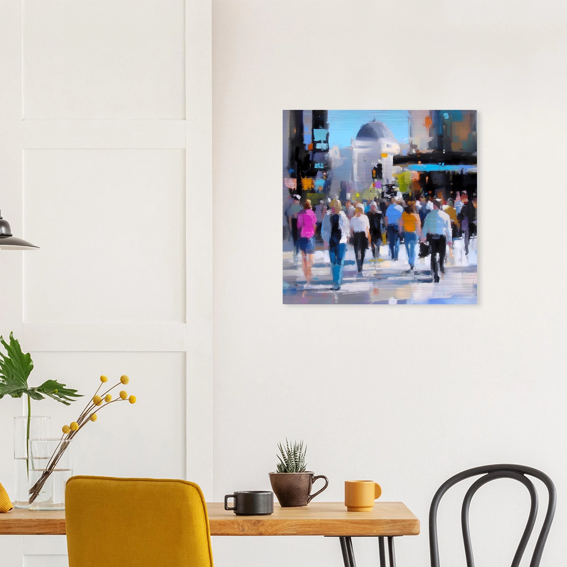 Traversée de Midi — tableau aluminium — vue 7 — art mural STNCL