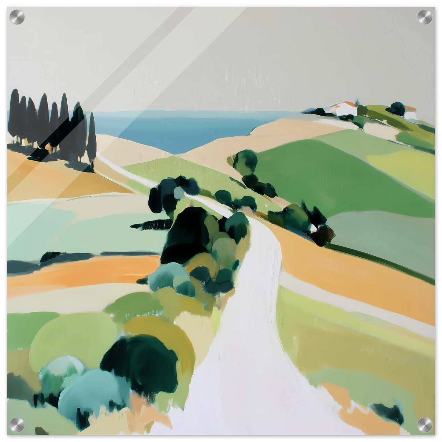 Chemin vers la Mer — tableau plexiglas — art mural STNCL