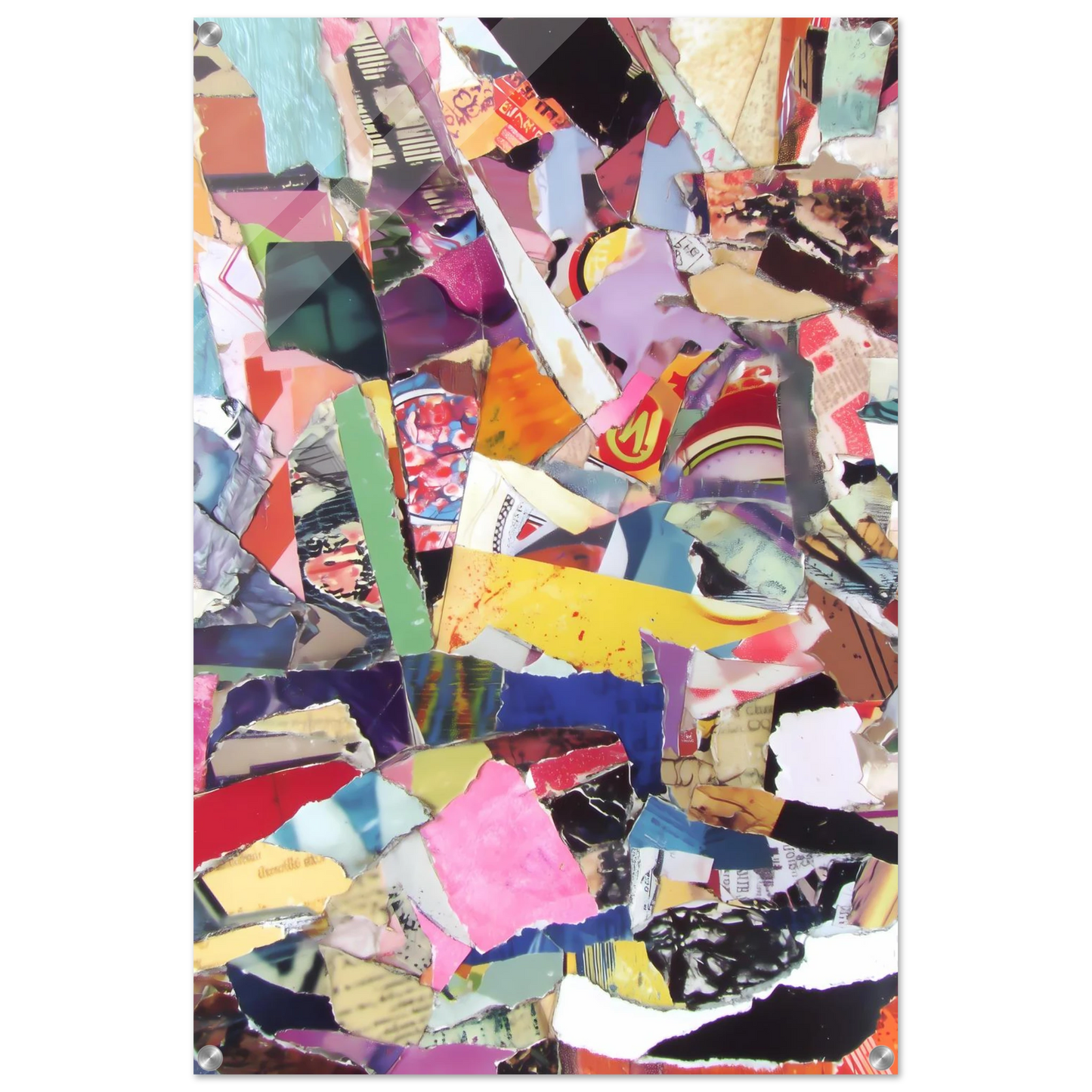Fragments d'une Ville — tableau plexiglas — vue 5 — art mural STNCL