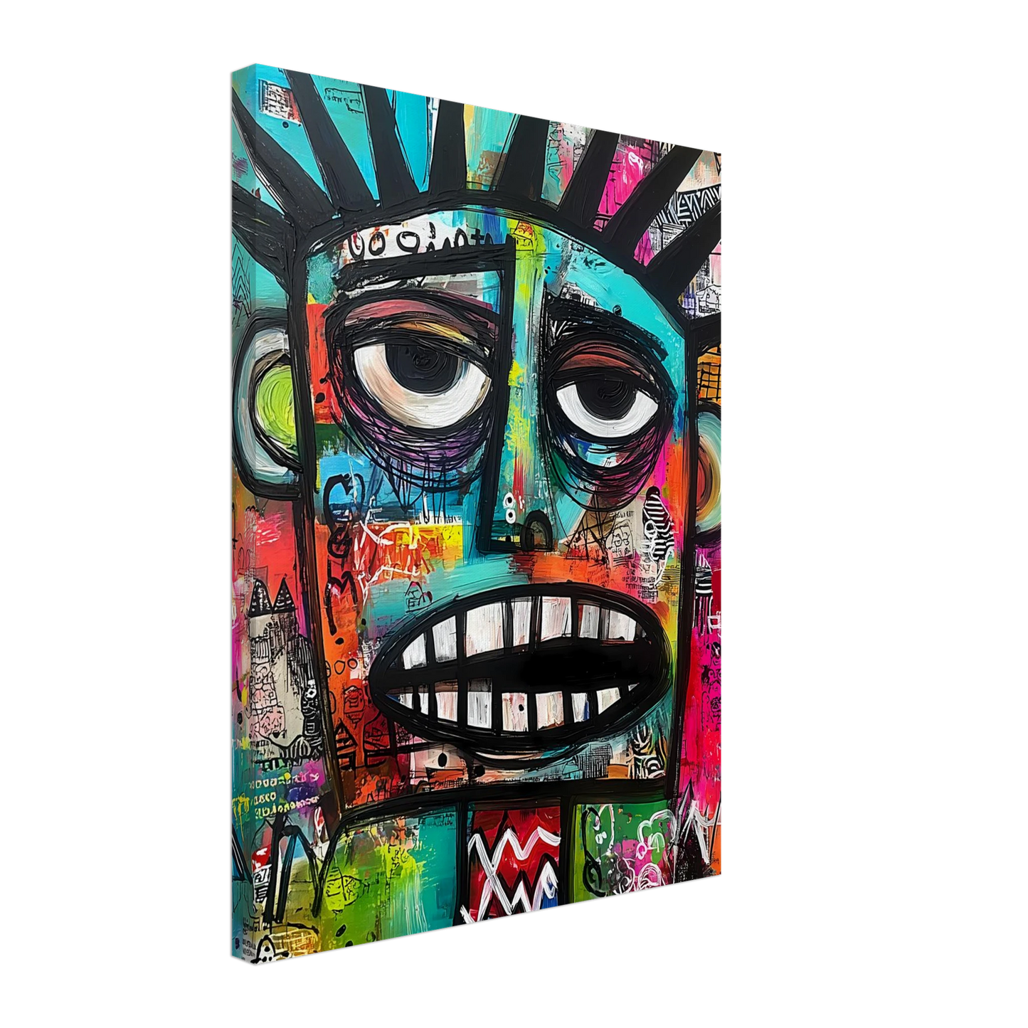 Le Cri Muet — tableau sur toile — vue 5 — art mural STNCL