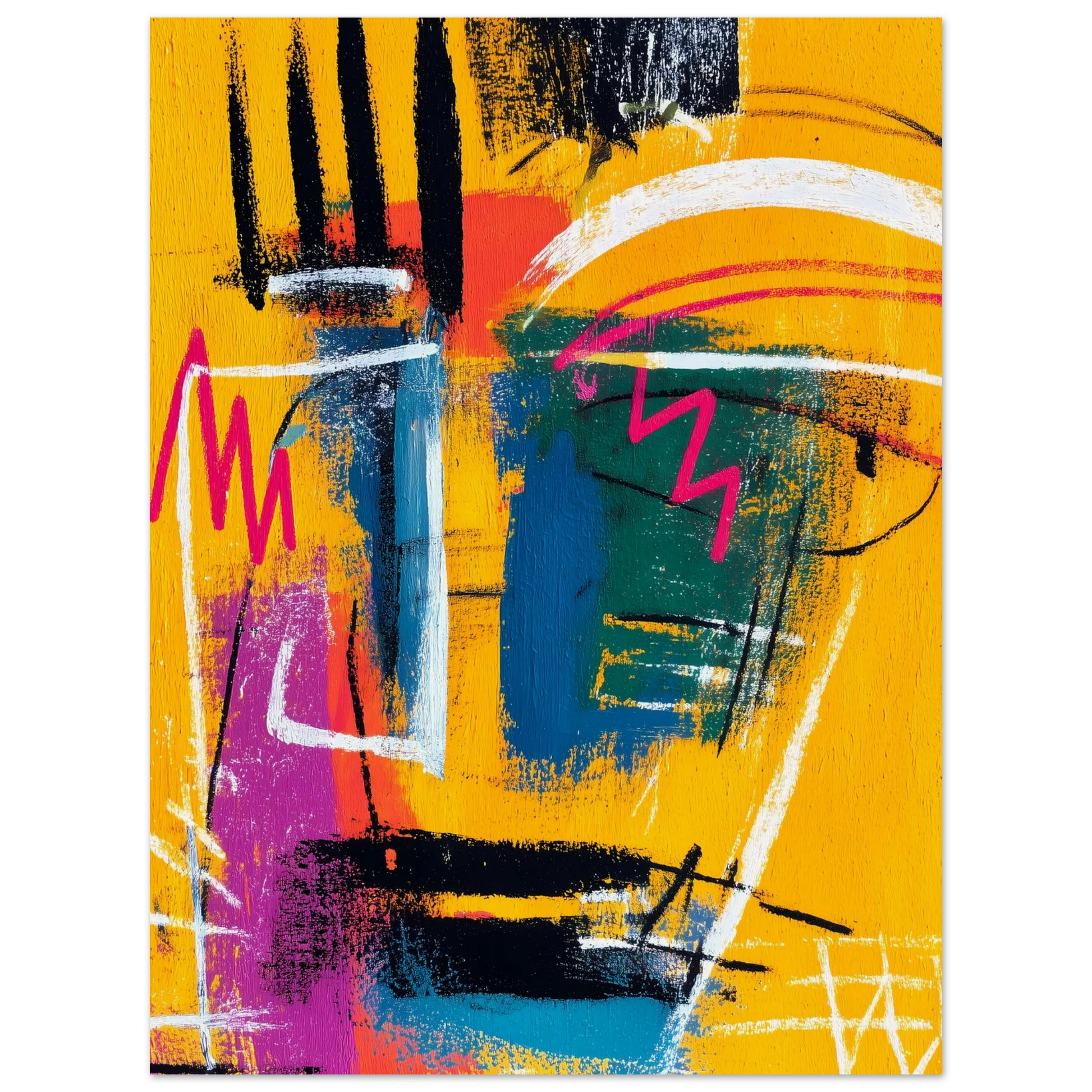 Griffures Solaires — affiche d'art — vue 2 — art mural STNCL