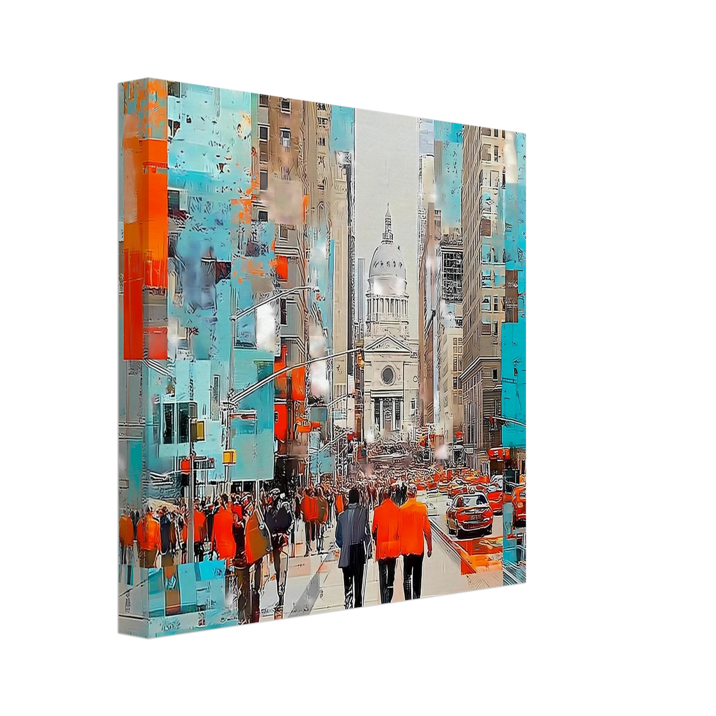 Avenue Cathédrale — tableau sur toile — vue 2 — art mural STNCL