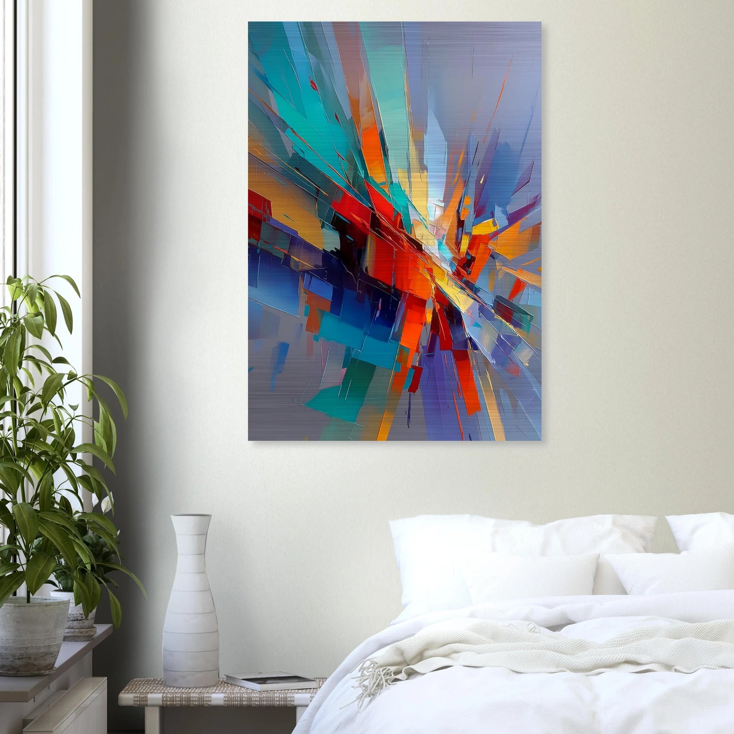 Point de Fuite — tableau aluminium — vue 7 — art mural STNCL