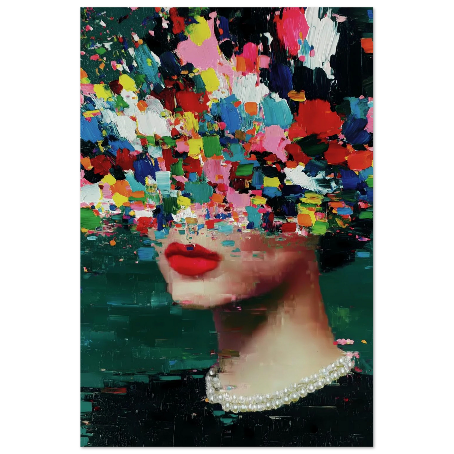 Sous les Fleurs — affiche d'art — vue 4 — art mural STNCL