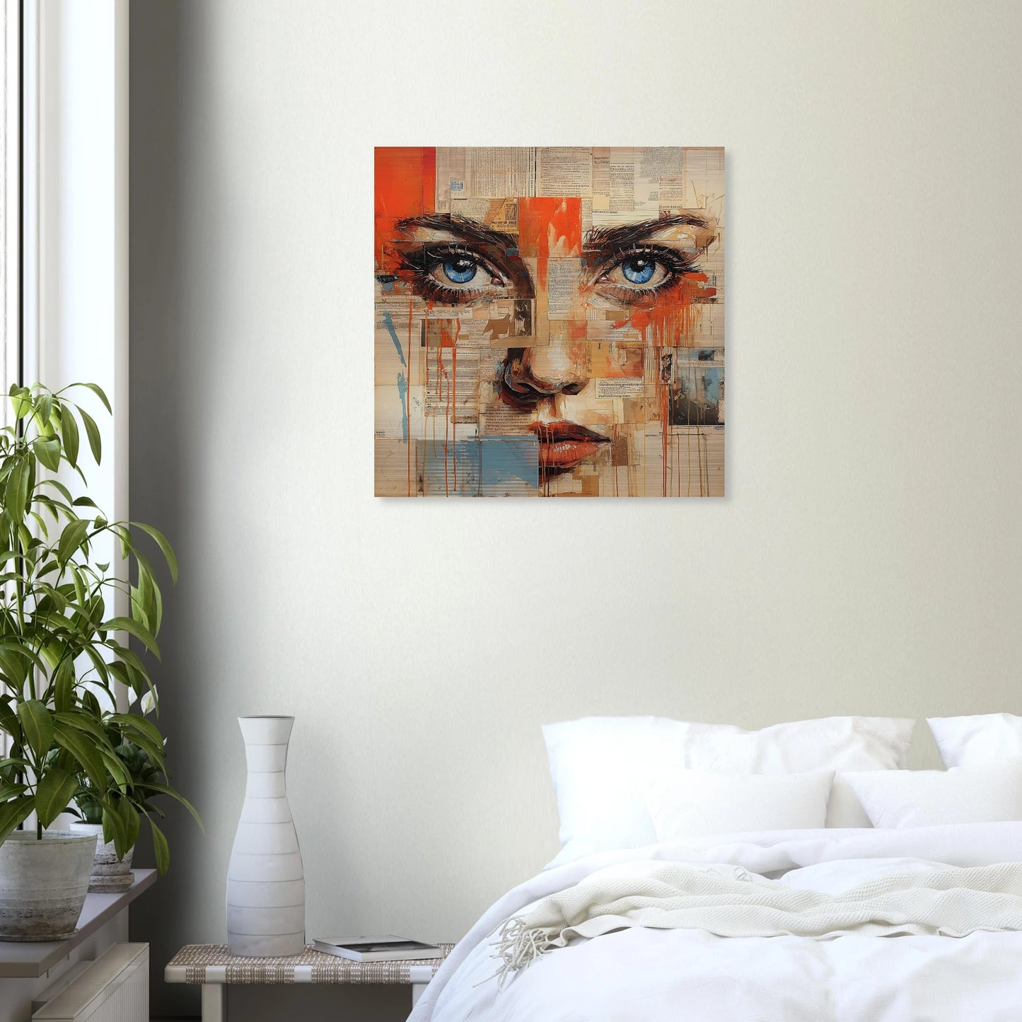 Sur les Pages — tableau aluminium — vue 6 — art mural STNCL