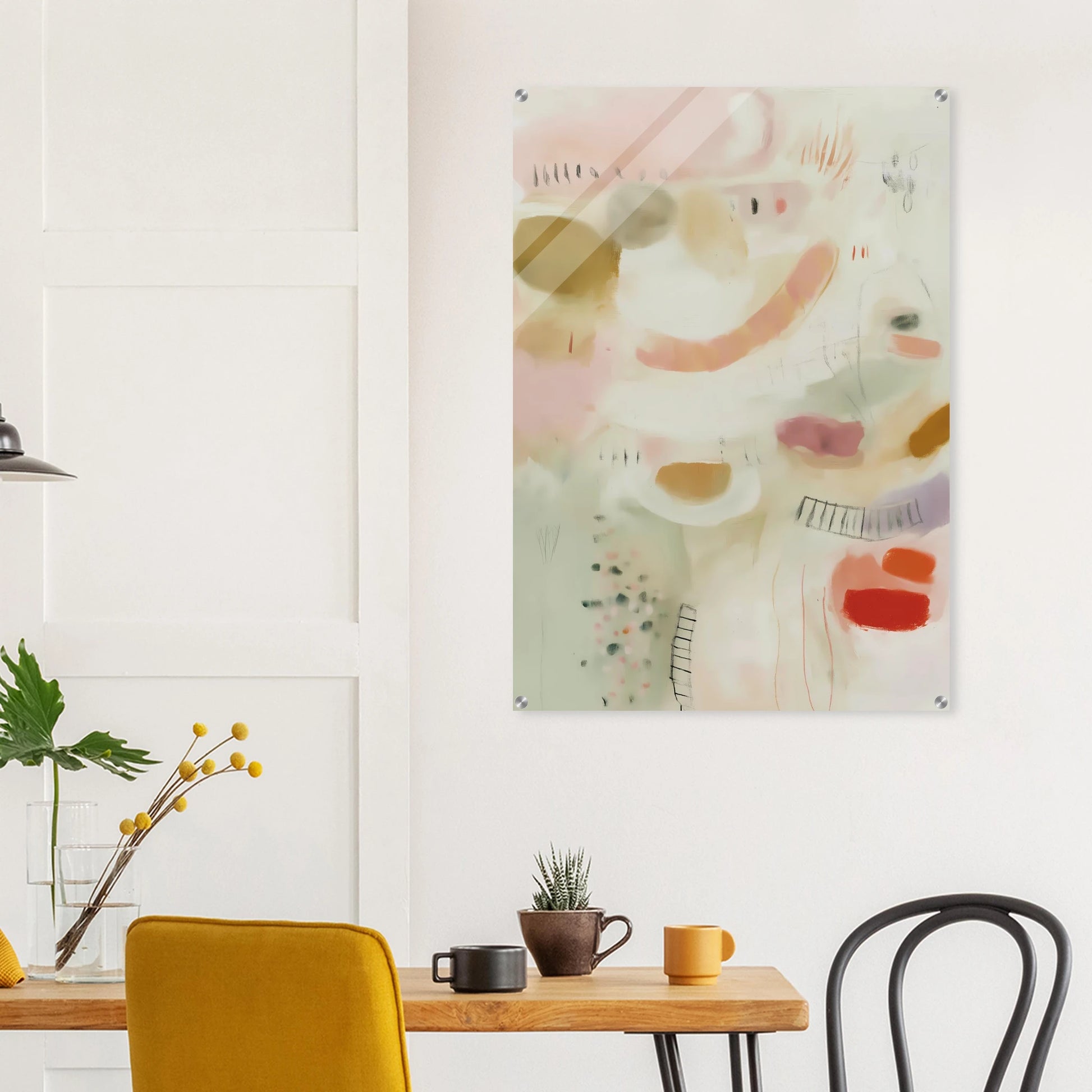 Murmures Pastel — tableau plexiglas — vue 8 — art mural STNCL