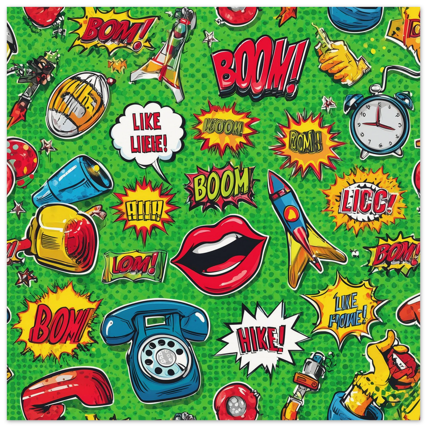 Explosion Pop — affiche d'art — vue 5 — art mural STNCL