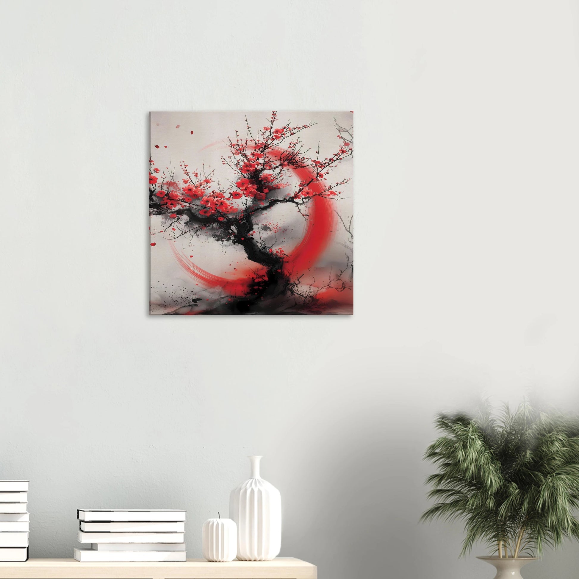 Enso et Prunier — tableau sur toile — vue 5 — art mural STNCL