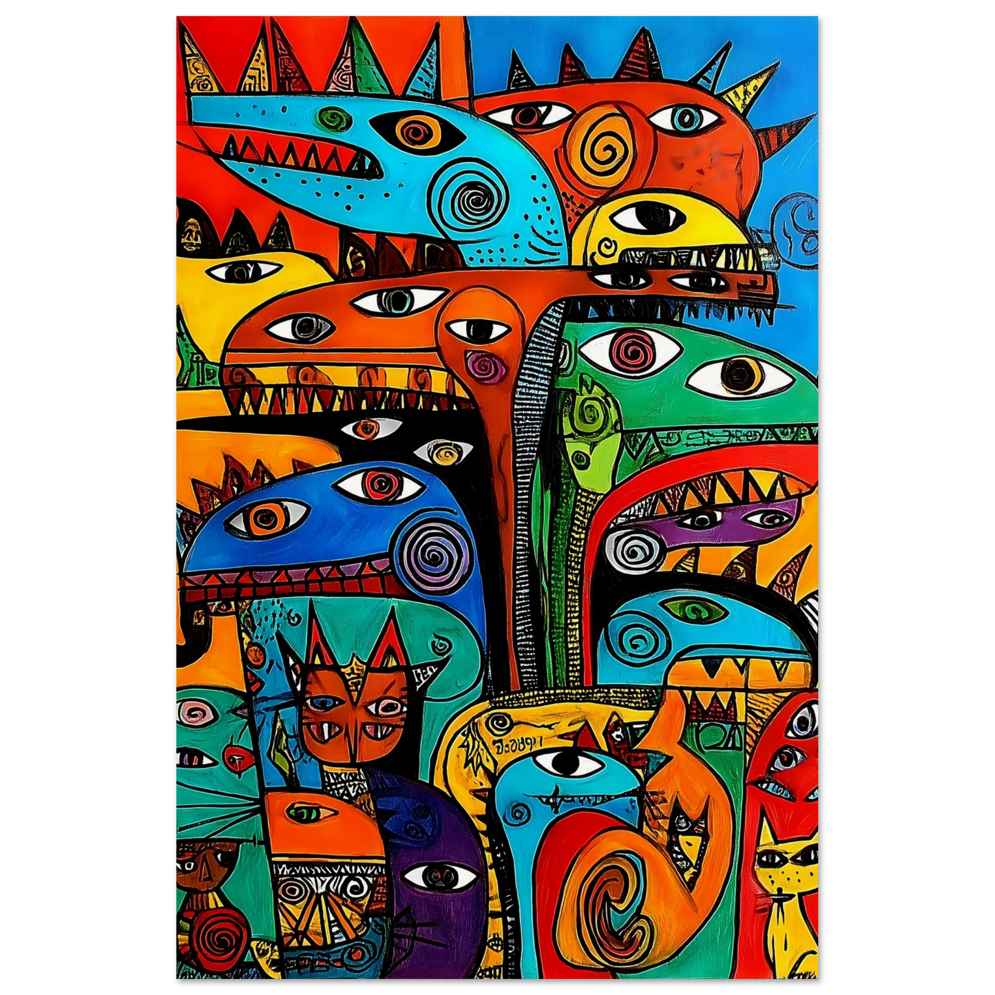 La Tribu — affiche d'art — vue 4 — art mural STNCL