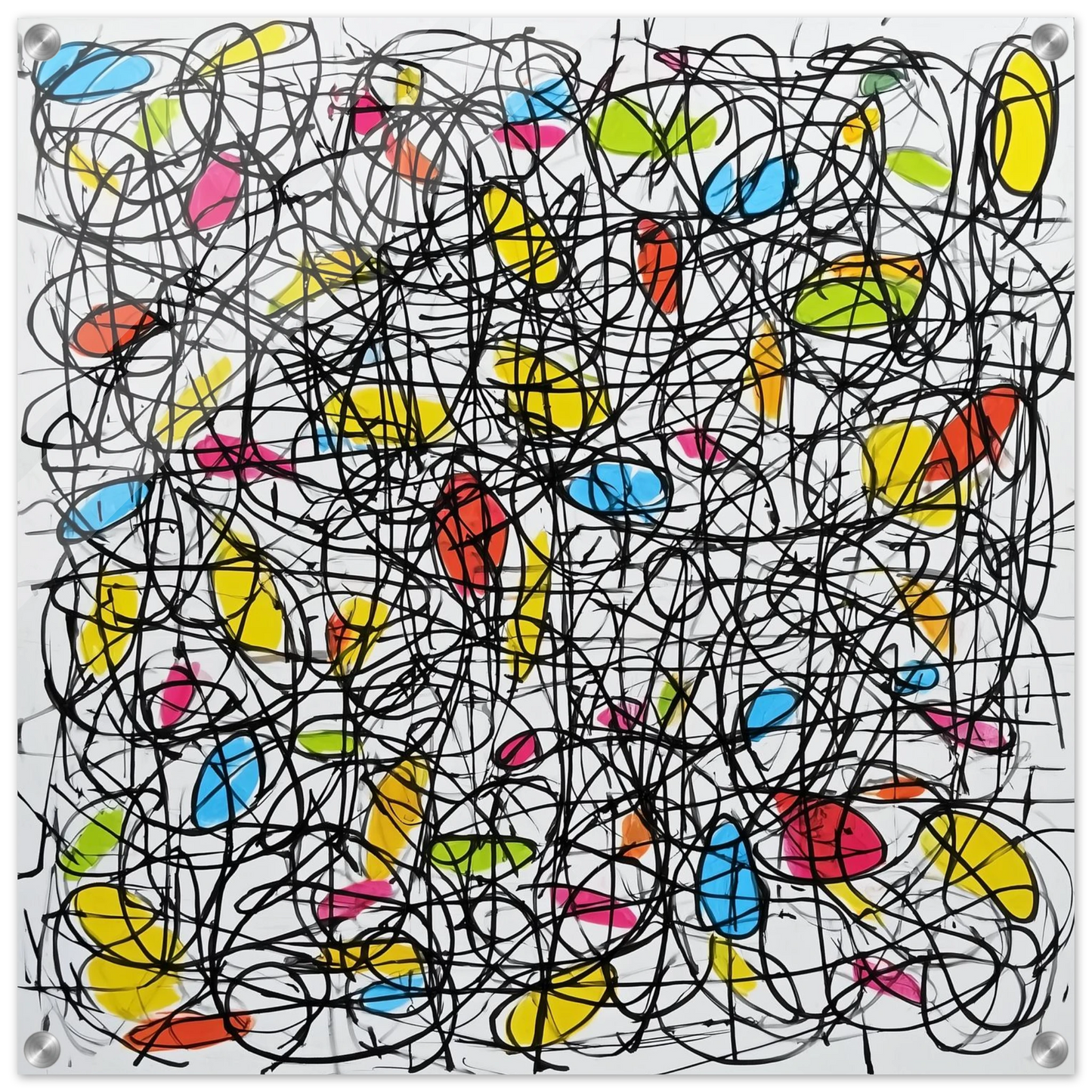 Éclats de Couleurs Vivantes — tableau plexiglas — art mural STNCL