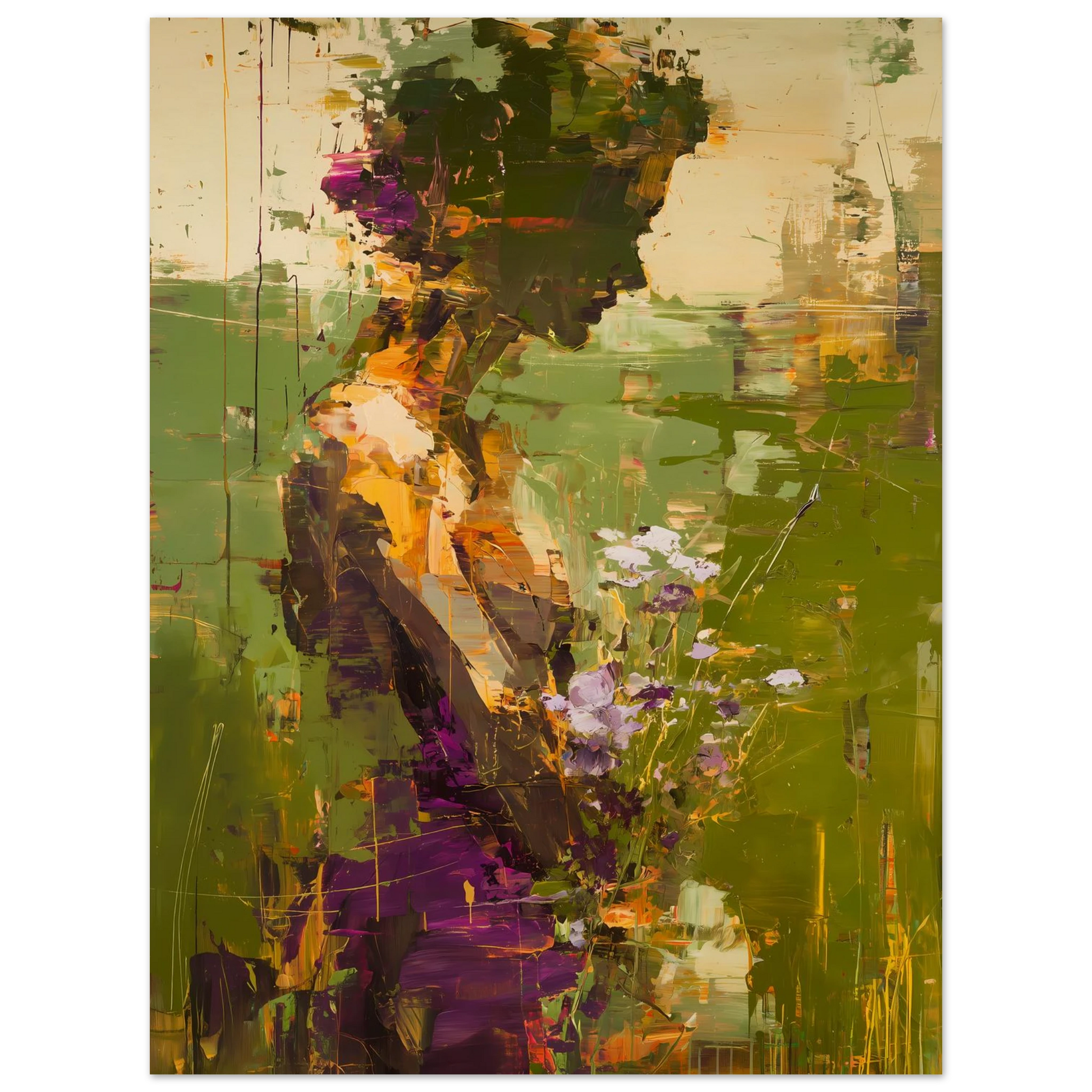Dans les Herbes Hautes — affiche d'art — vue 2 — art mural STNCL