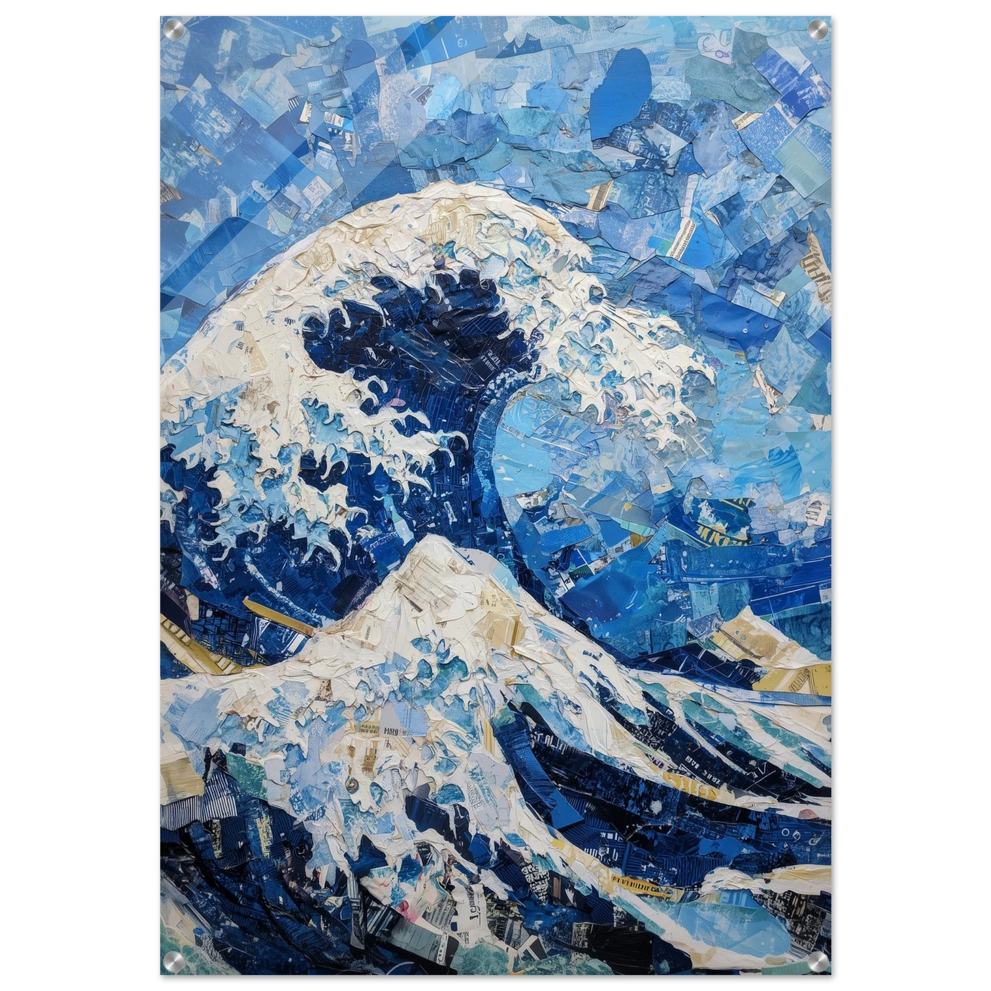 La Grande Vague Éternelle — tableau plexiglas — art mural STNCL