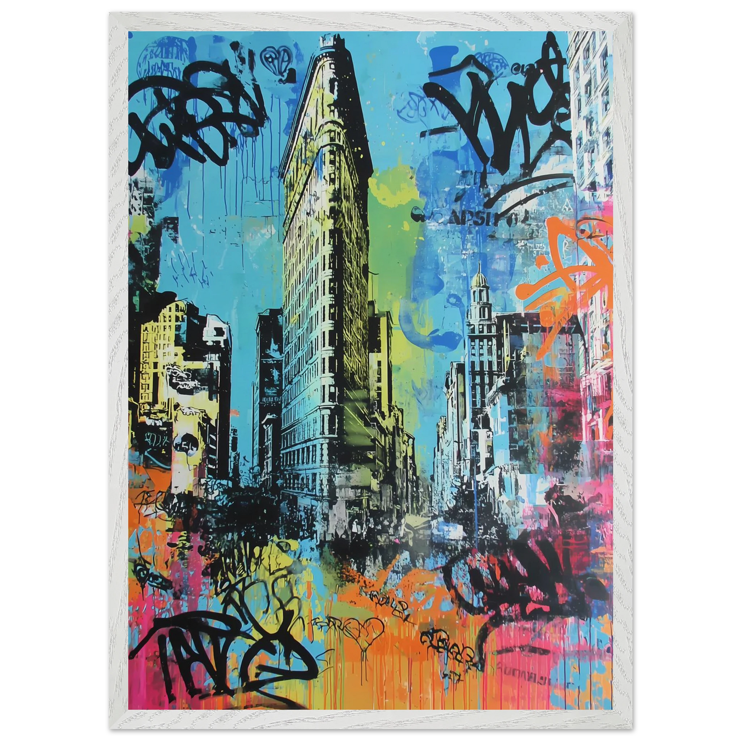 Proue de Manhattan — tableau encadré bois — vue 11 — art mural STNCL