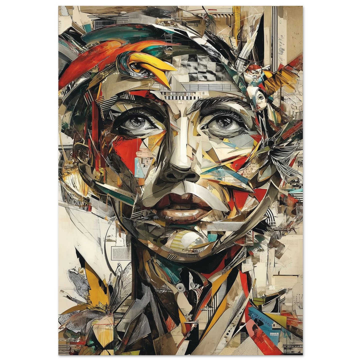 Fragments d'un Regard — tableau aluminium — art mural STNCL