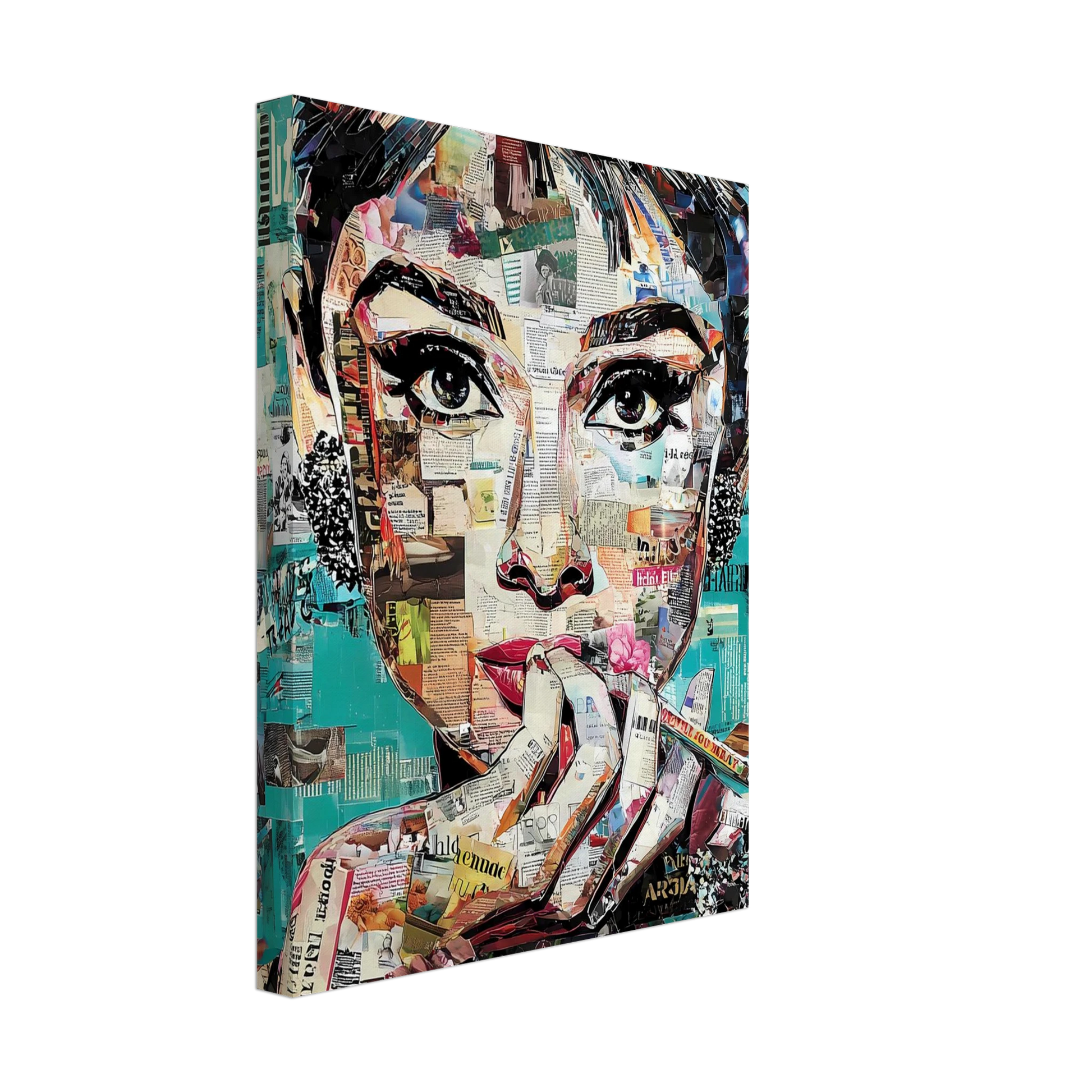 Regard de Papier — tableau sur toile — vue 4 — art mural STNCL